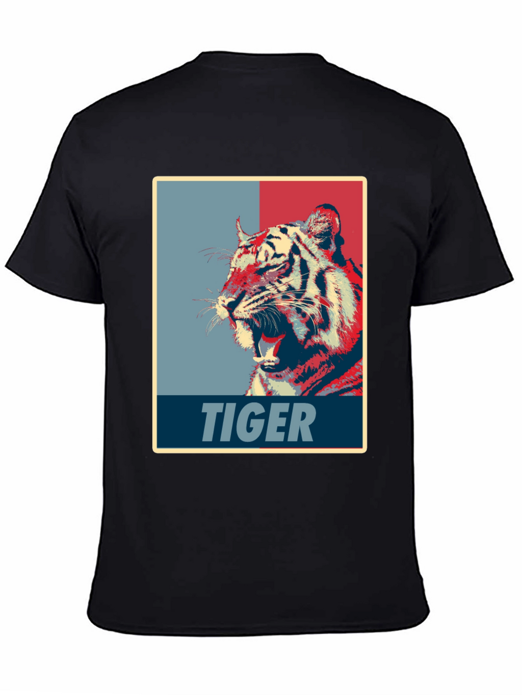 Tiger Graphic Tee - Bold Animal Print Shirt