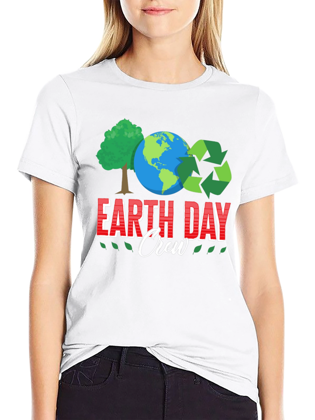 Earth Day Crew Graphic T-Shirt