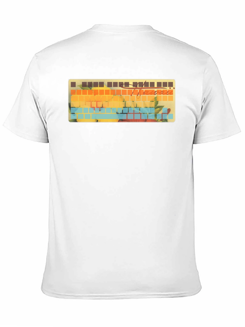 Hawaii Keyboard T-Shirt - Tropical Keycaps Style Tee