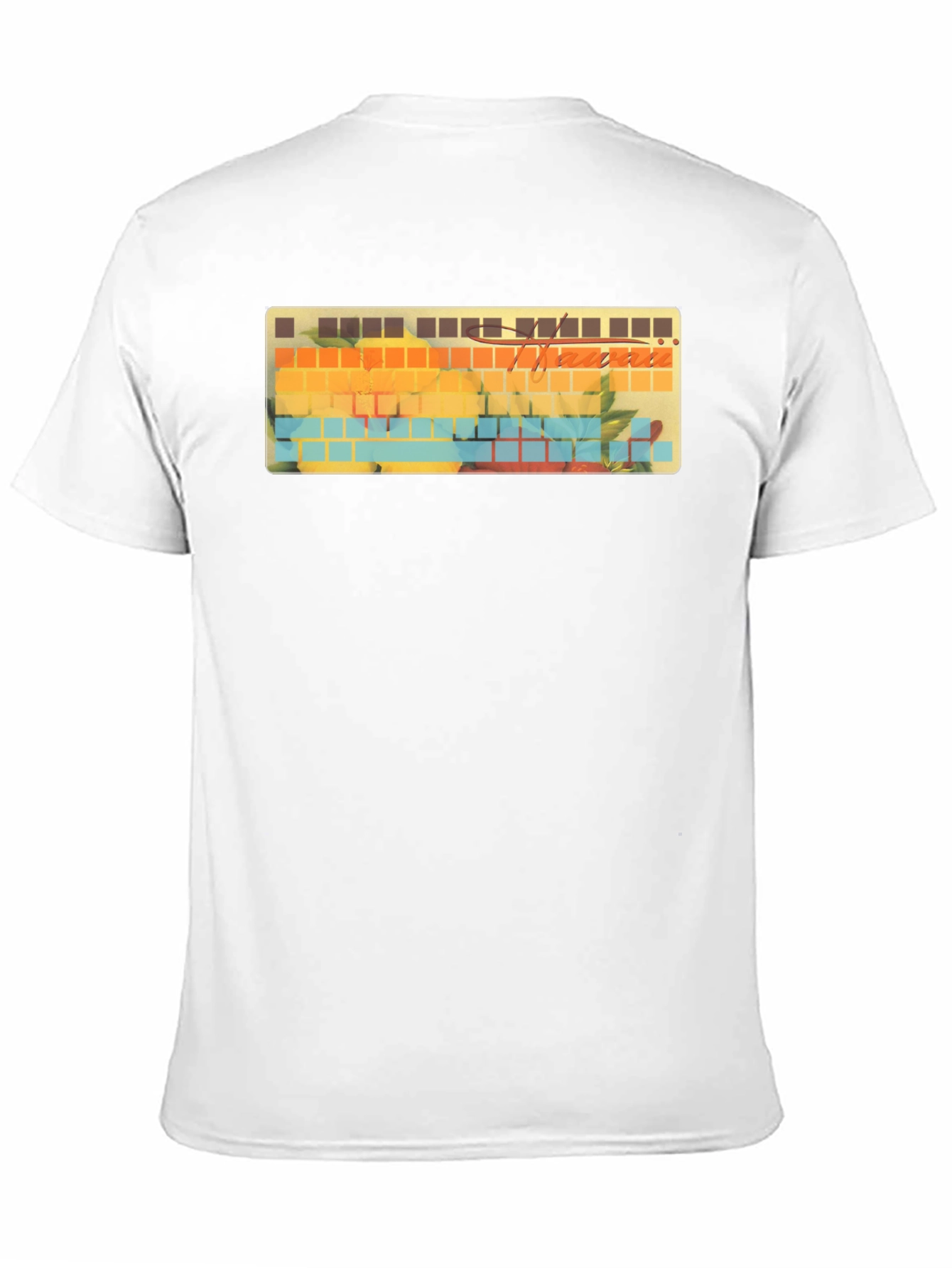 Hawaii Keyboard T-Shirt - Tropical Keycaps Style Tee