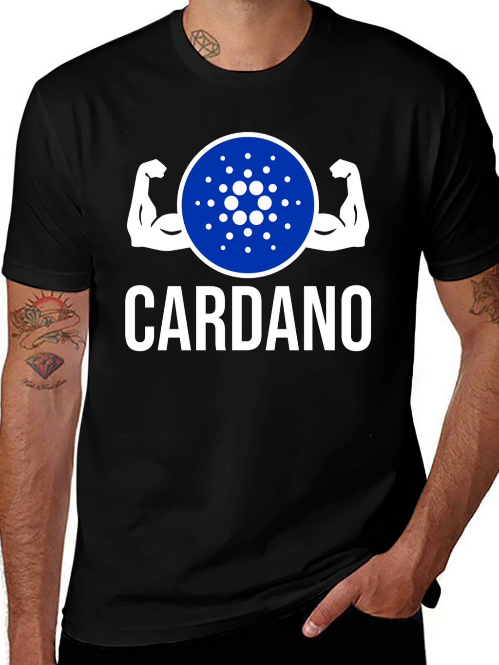 Cardano Muscle T-Shirt - Crypto Lovers Tee