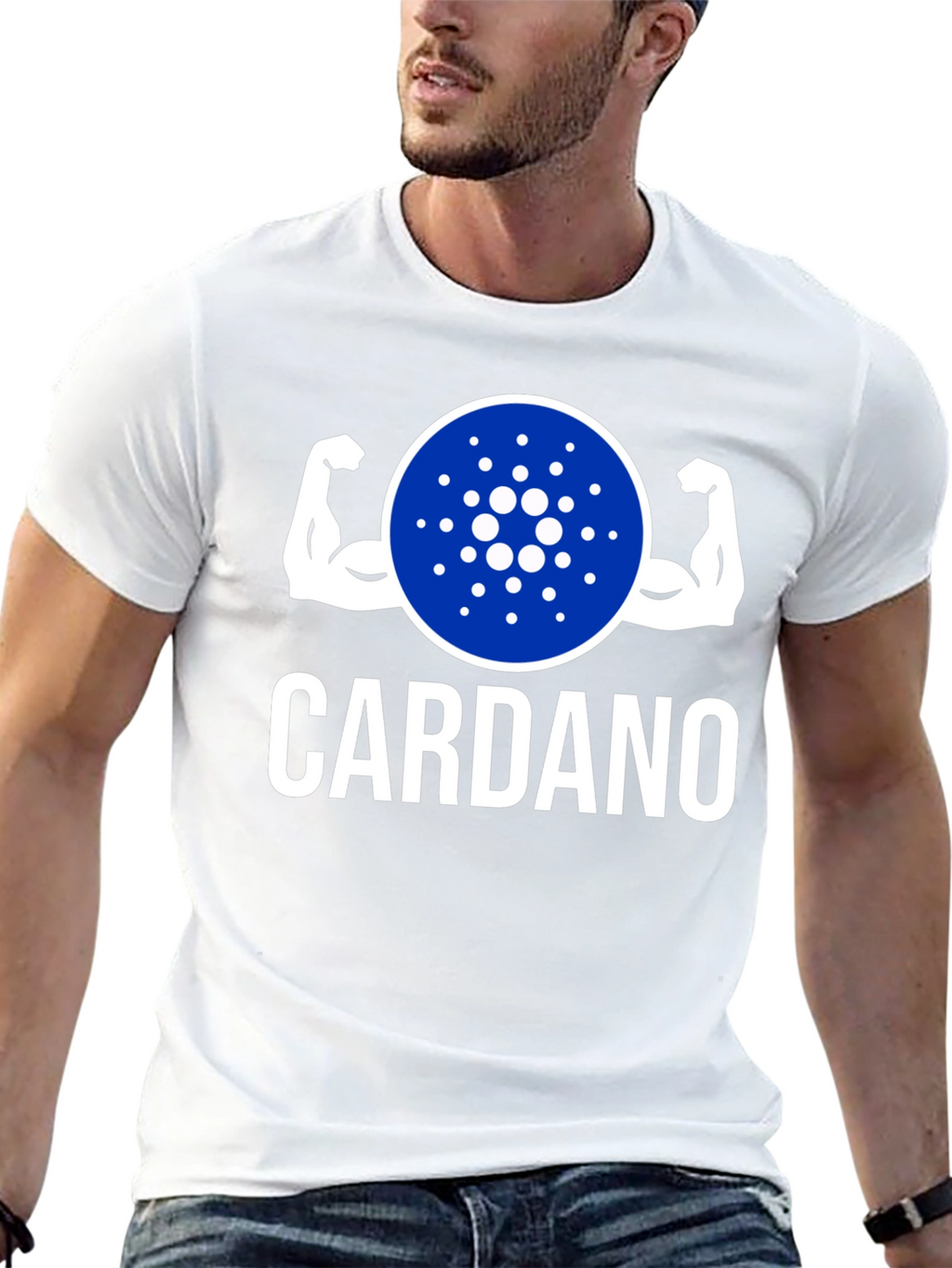 Cardano Muscle T-Shirt - Crypto Lovers Tee