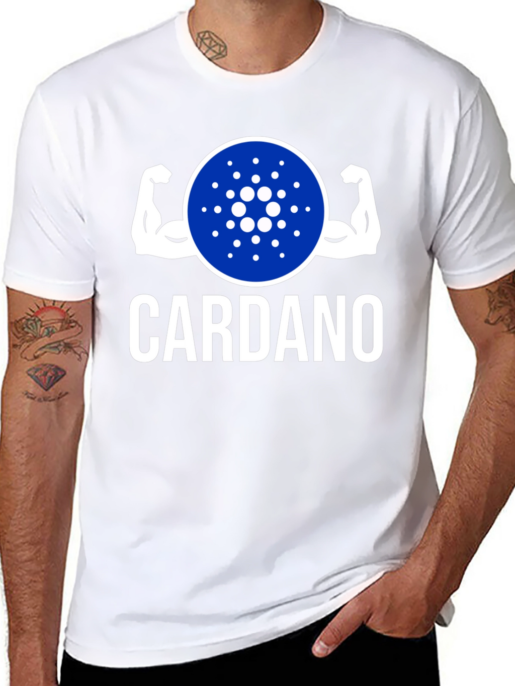 Cardano Muscle T-Shirt - Crypto Lovers Tee