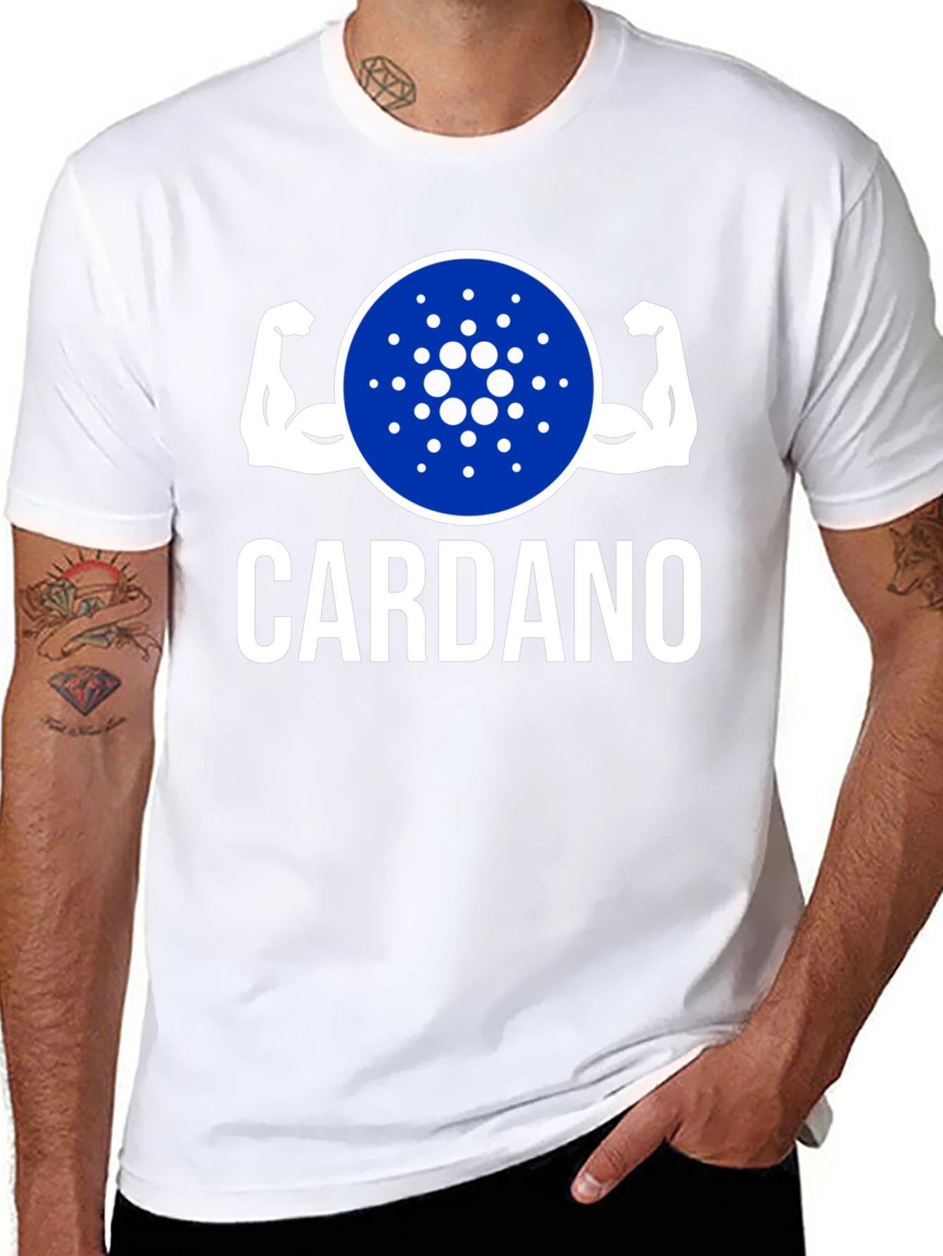 Cardano Muscle T-Shirt - Crypto Lovers Tee