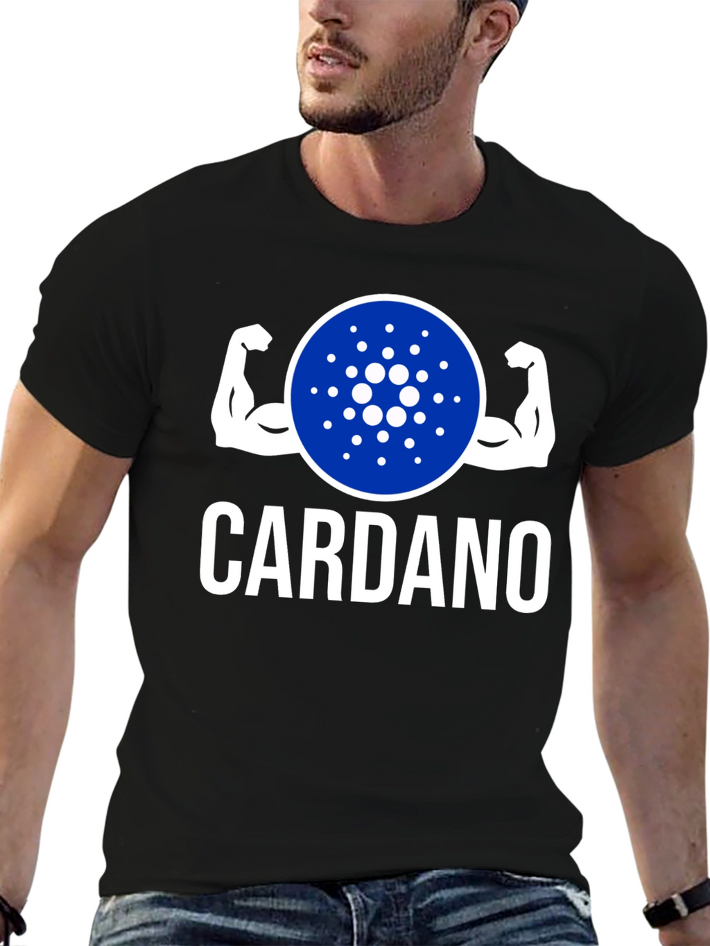 Cardano Muscle T-Shirt - Crypto Lovers Tee