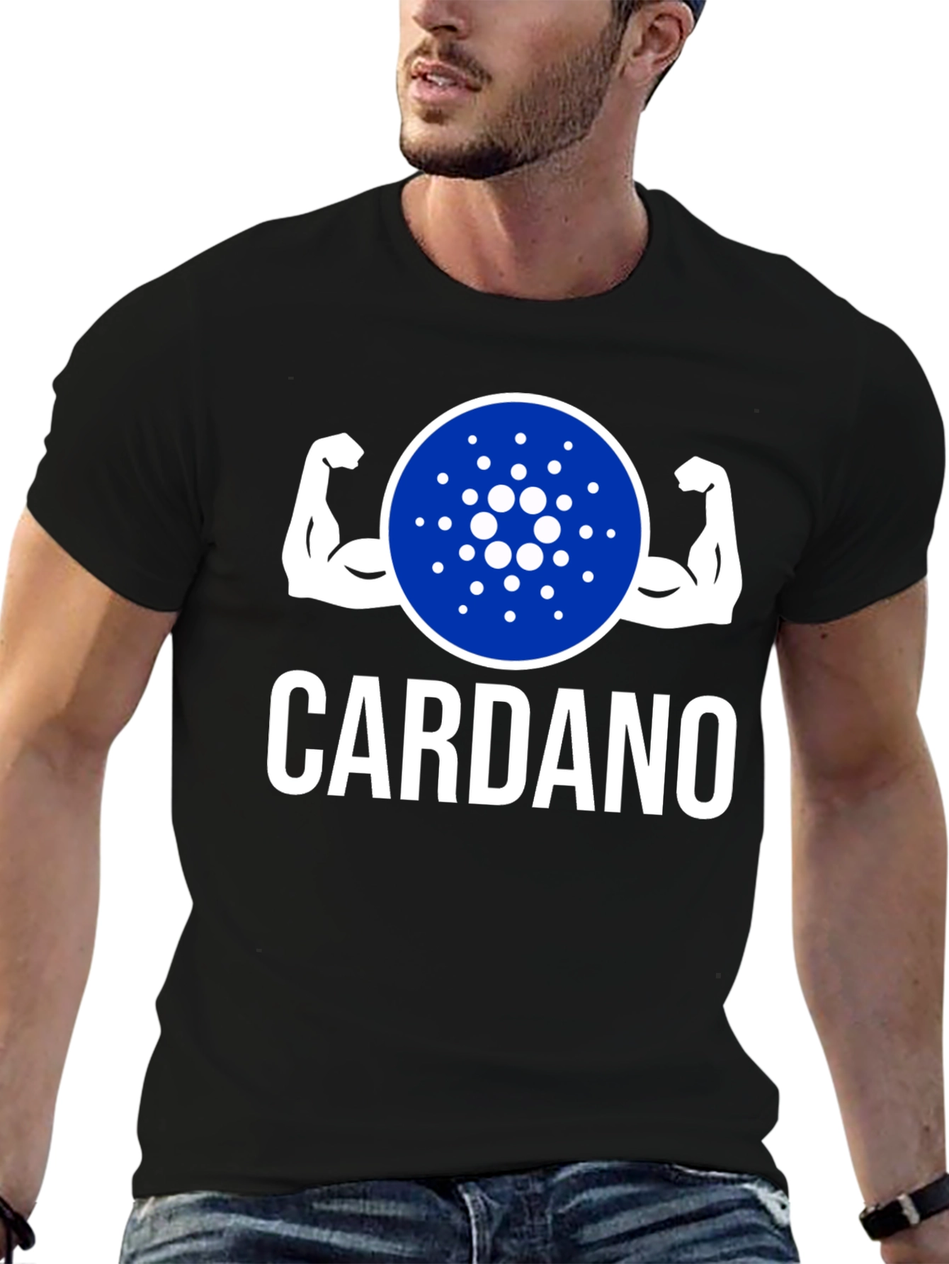 Cardano Muscle T-Shirt - Crypto Lovers Tee