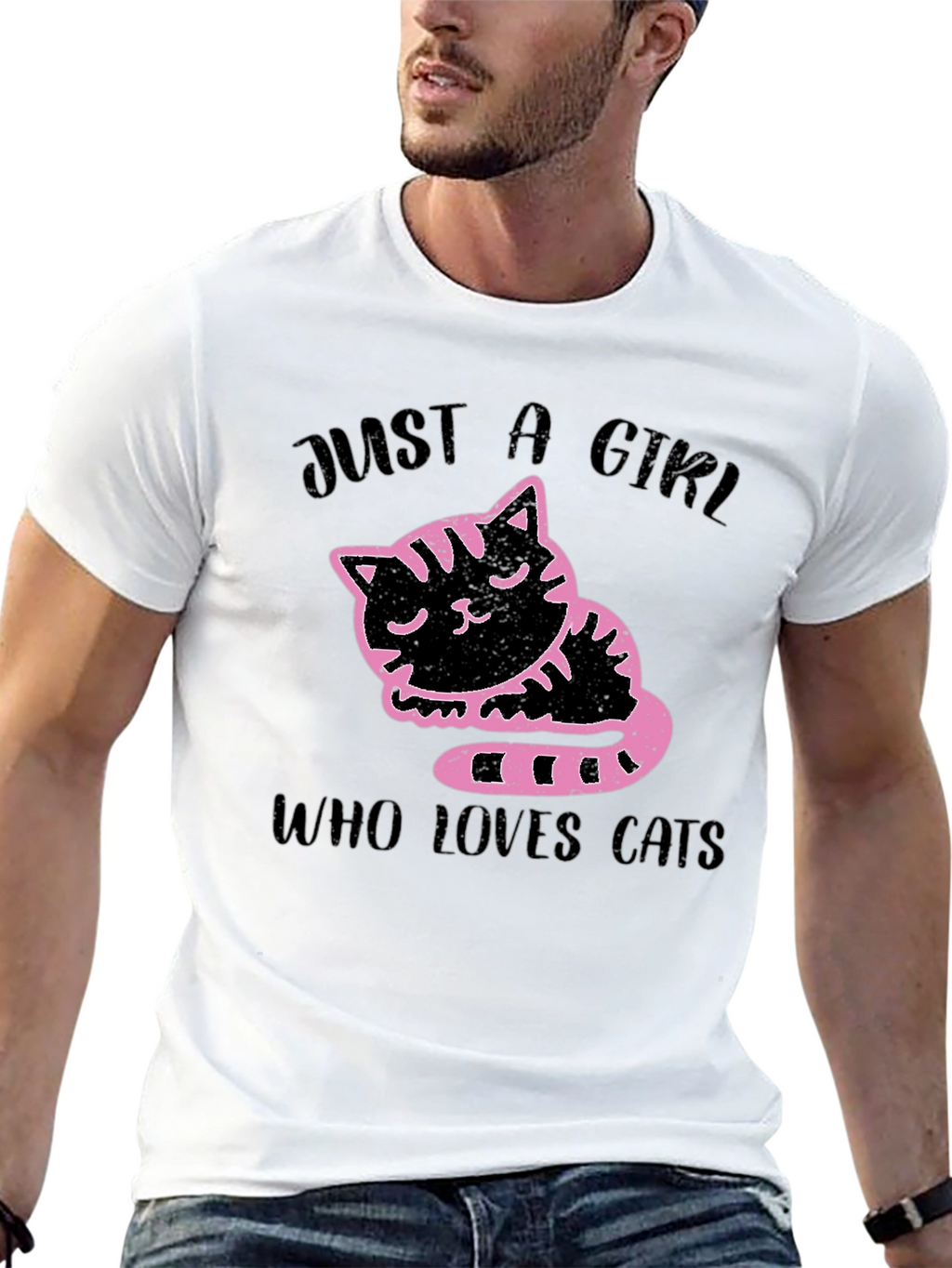 Just a Girl Who Loves Cats T-Shirt