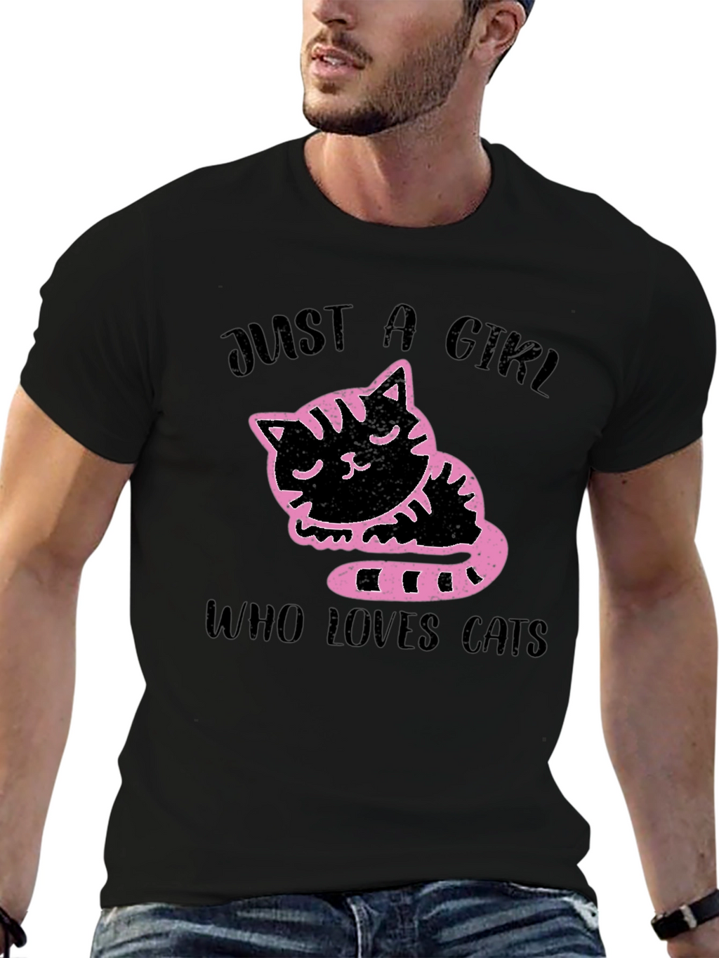 Just a Girl Who Loves Cats T-Shirt