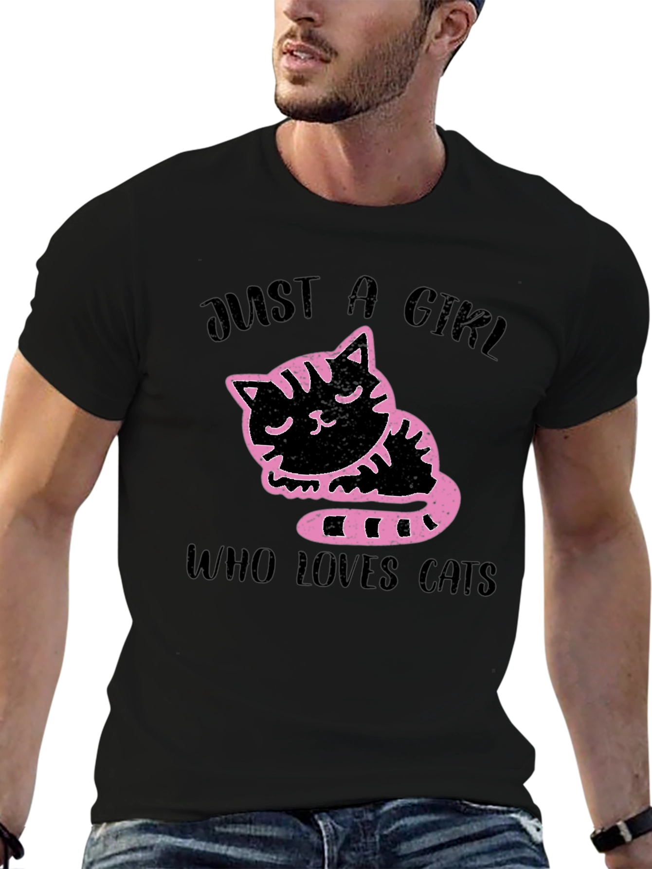 Just a Girl Who Loves Cats T-Shirt
