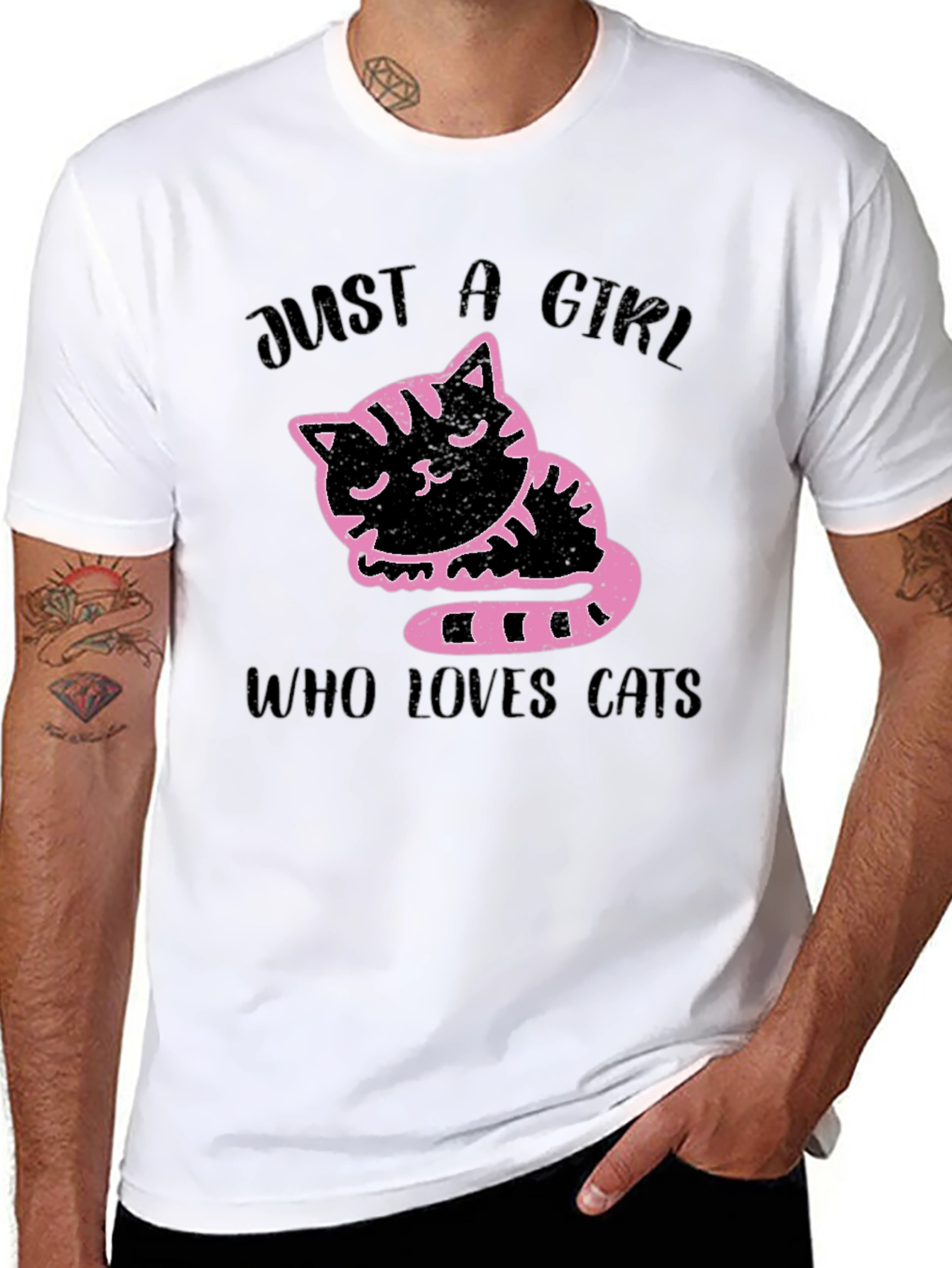 Just a Girl Who Loves Cats T-Shirt