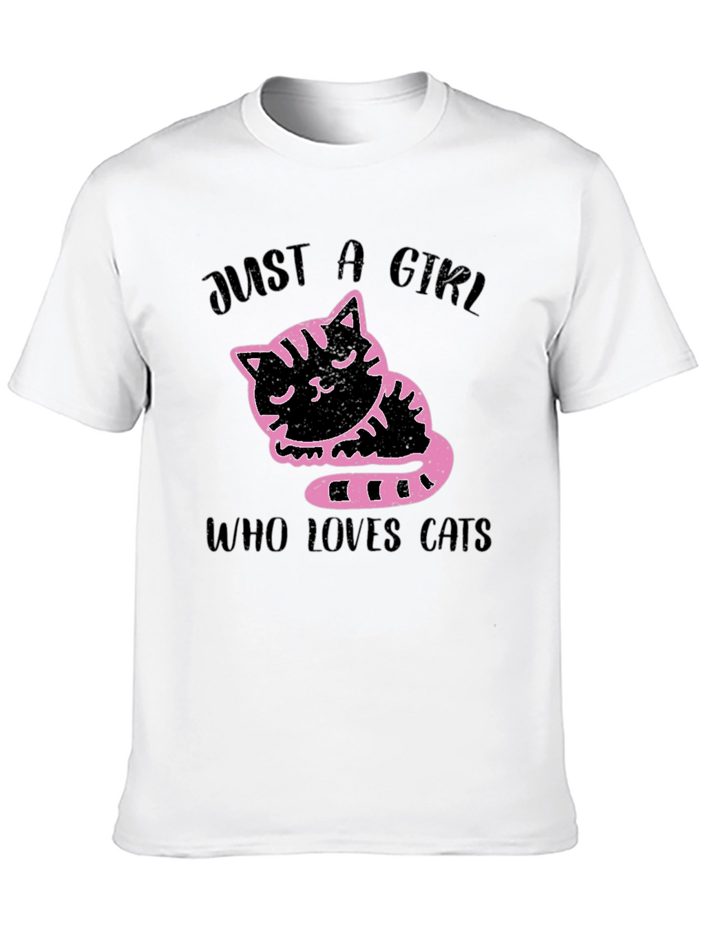 Just a Girl Who Loves Cats T-Shirt