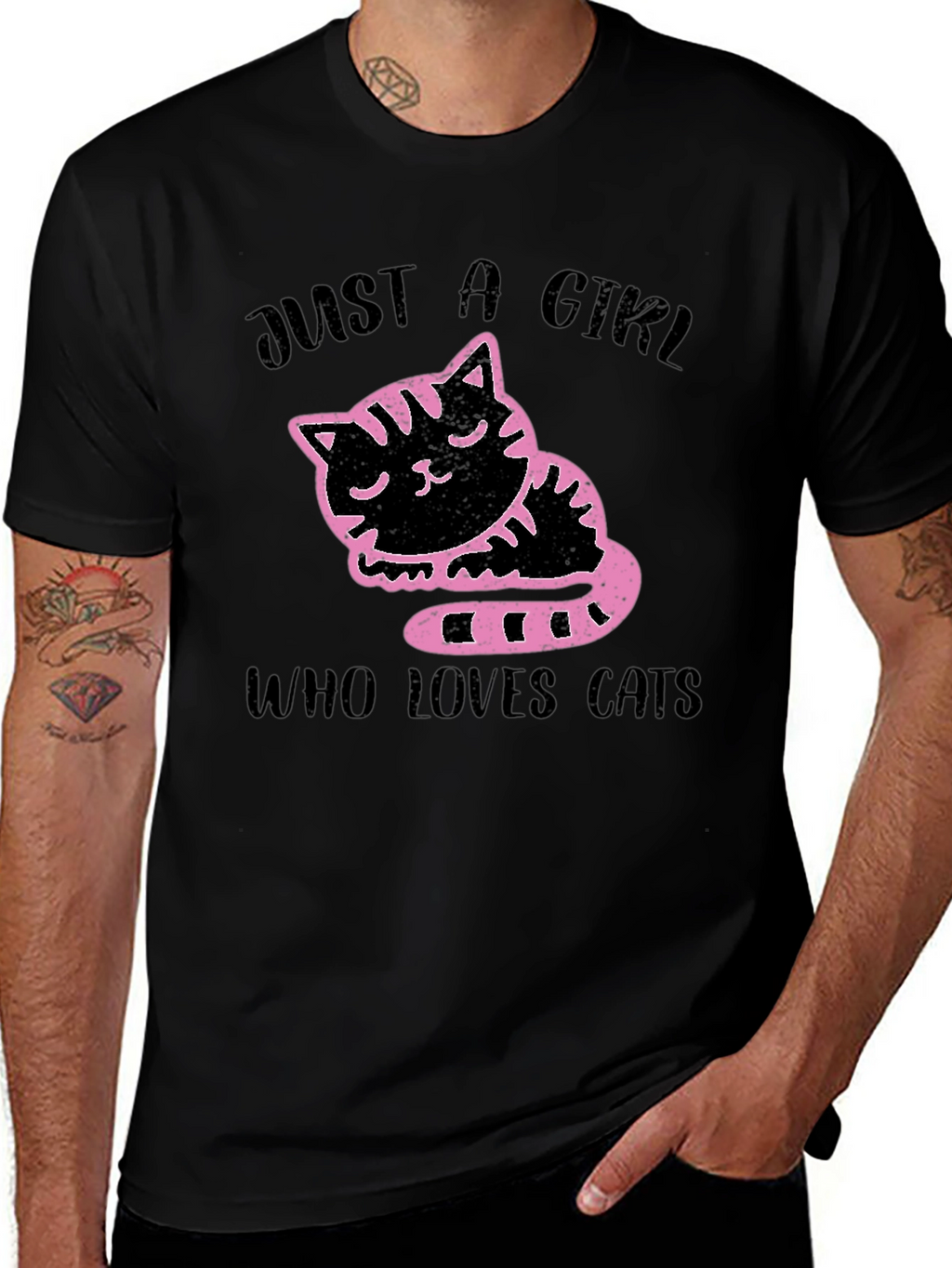 Just a Girl Who Loves Cats T-Shirt