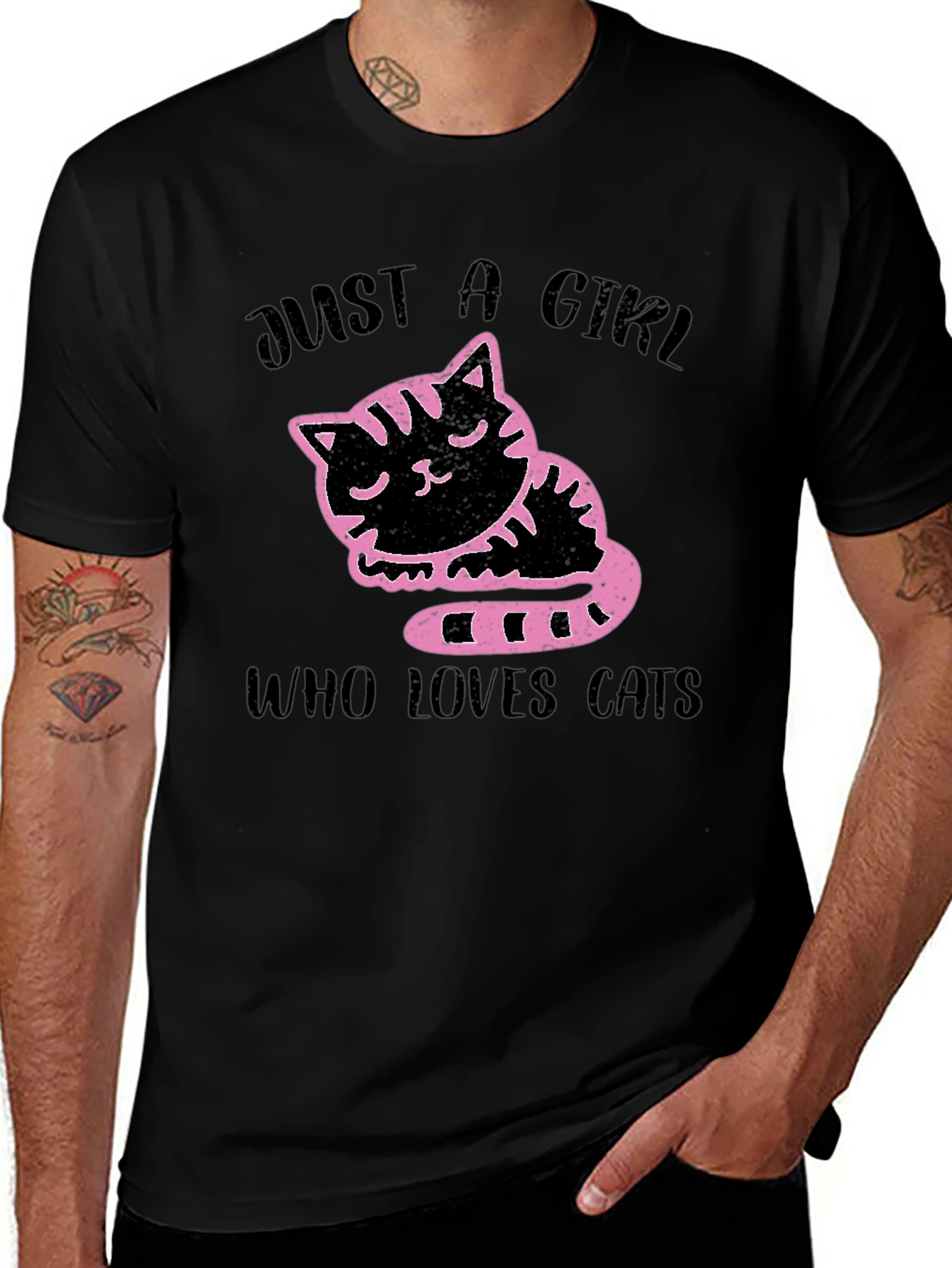 Just a Girl Who Loves Cats T-Shirt