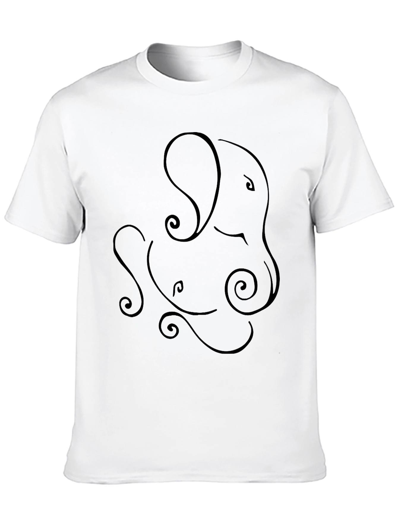 Ganesha Graphic Tee - Unique Line Art Design