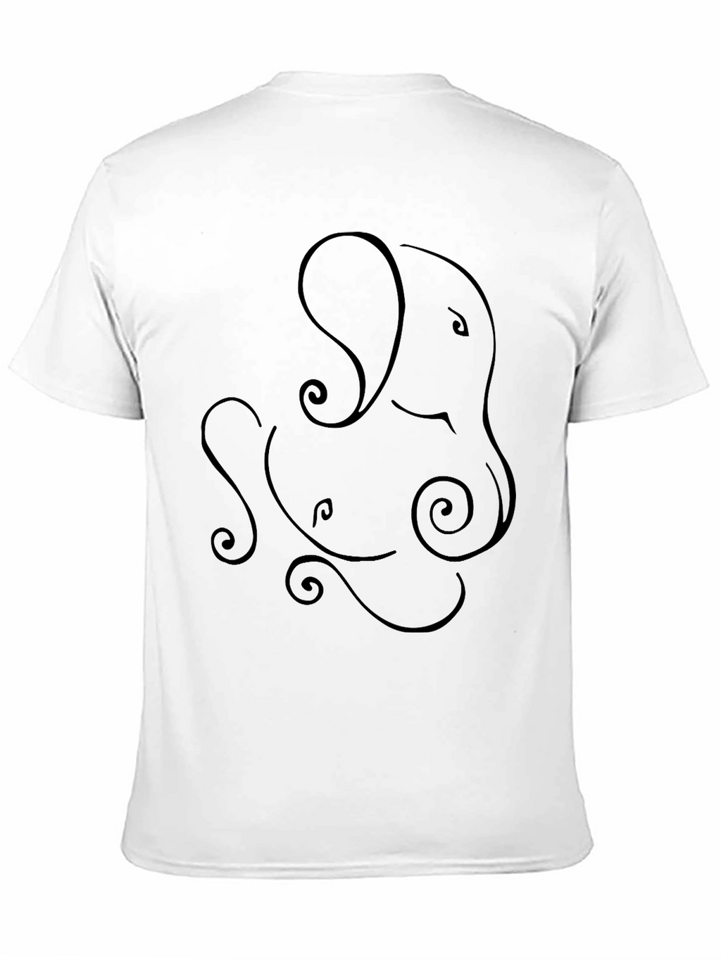 Ganesha Graphic Tee - Unique Line Art Design