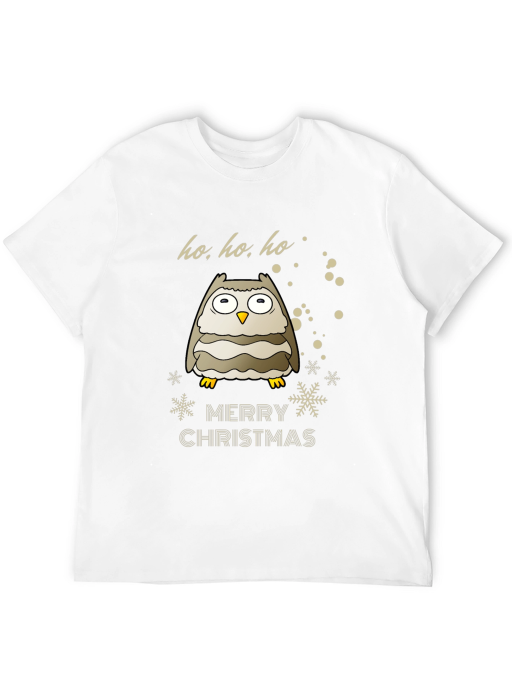 Festive Owl Christmas T-Shirt