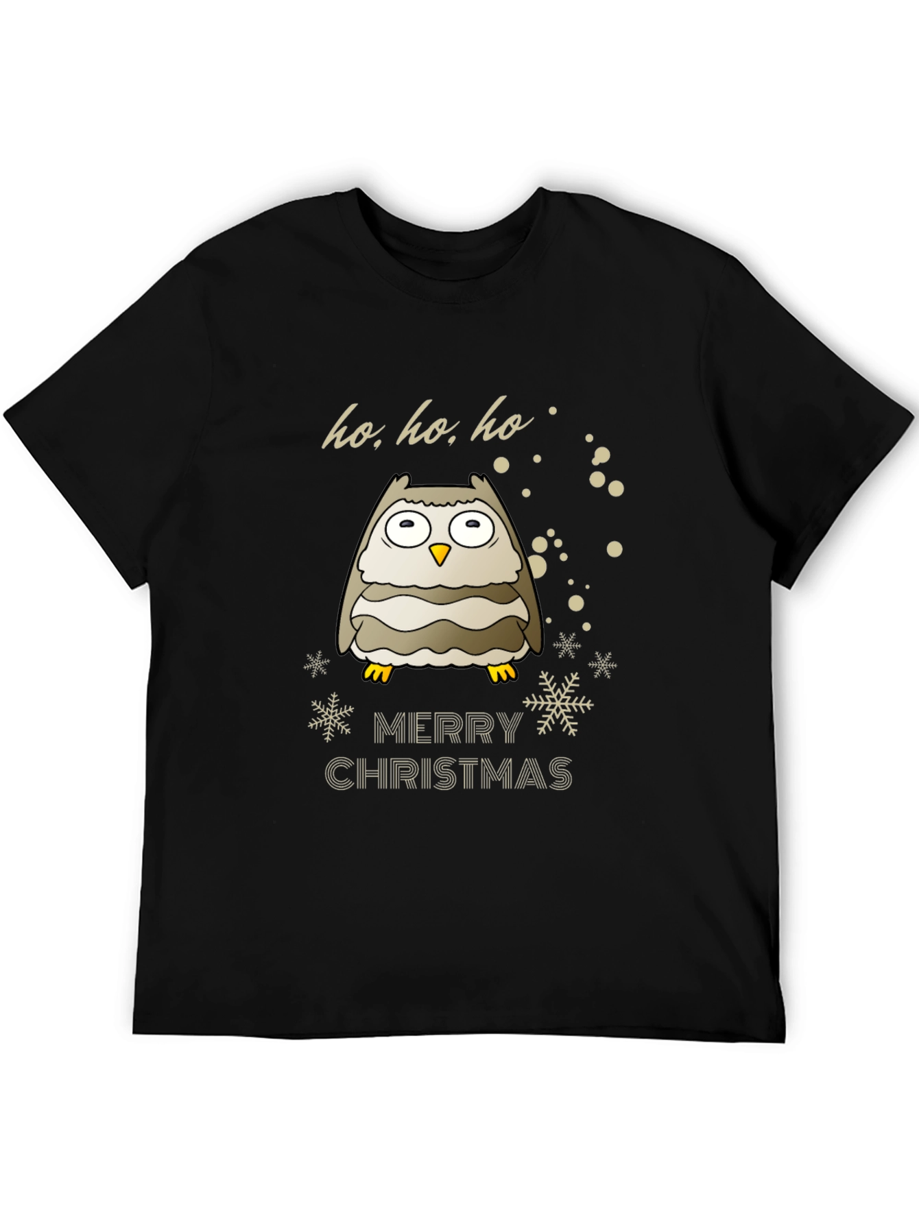 Festive Owl Christmas T-Shirt