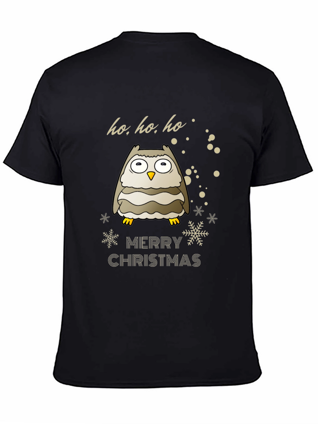 Festive Owl Christmas T-Shirt