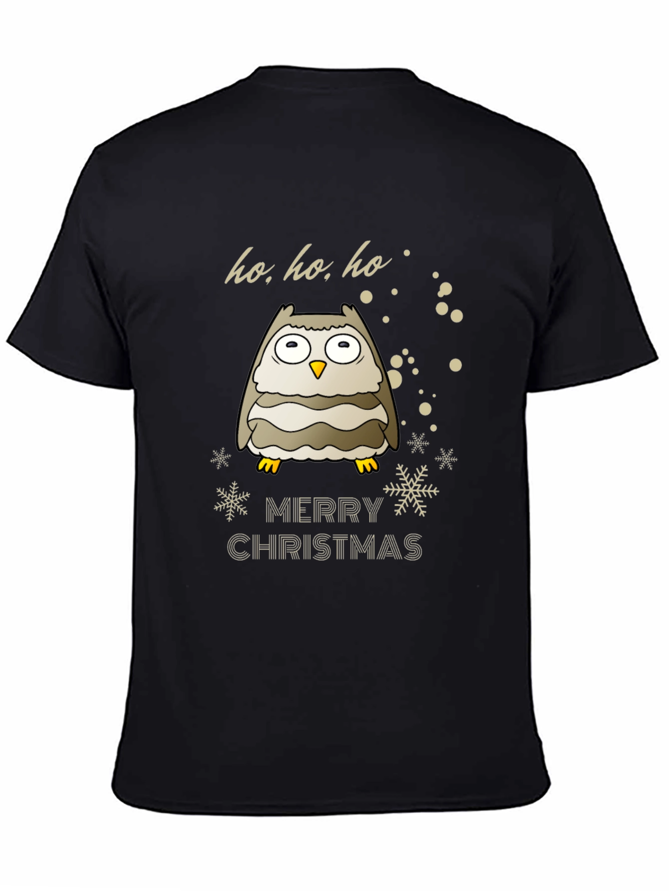 Festive Owl Christmas T-Shirt