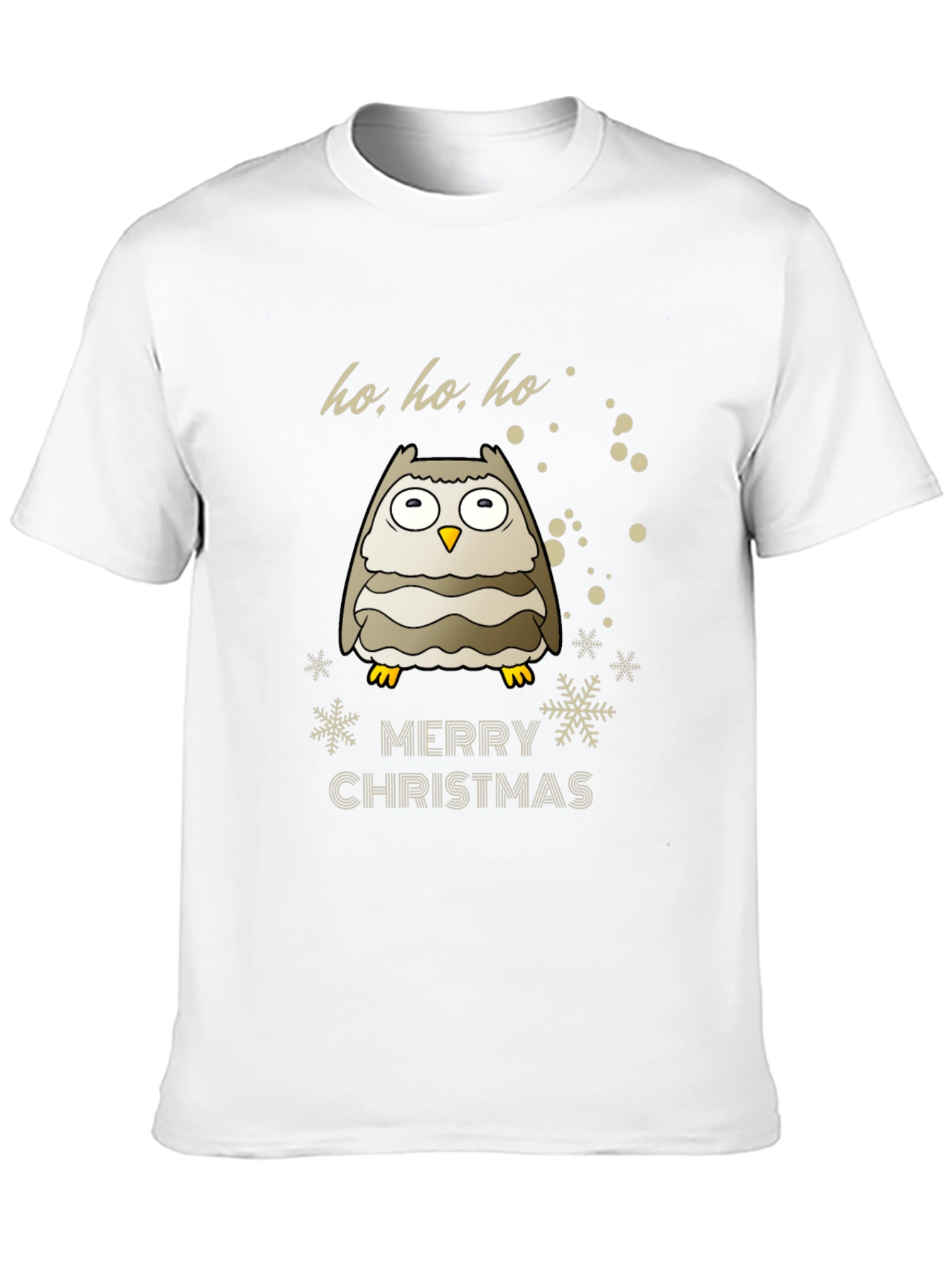 Festive Owl Christmas T-Shirt