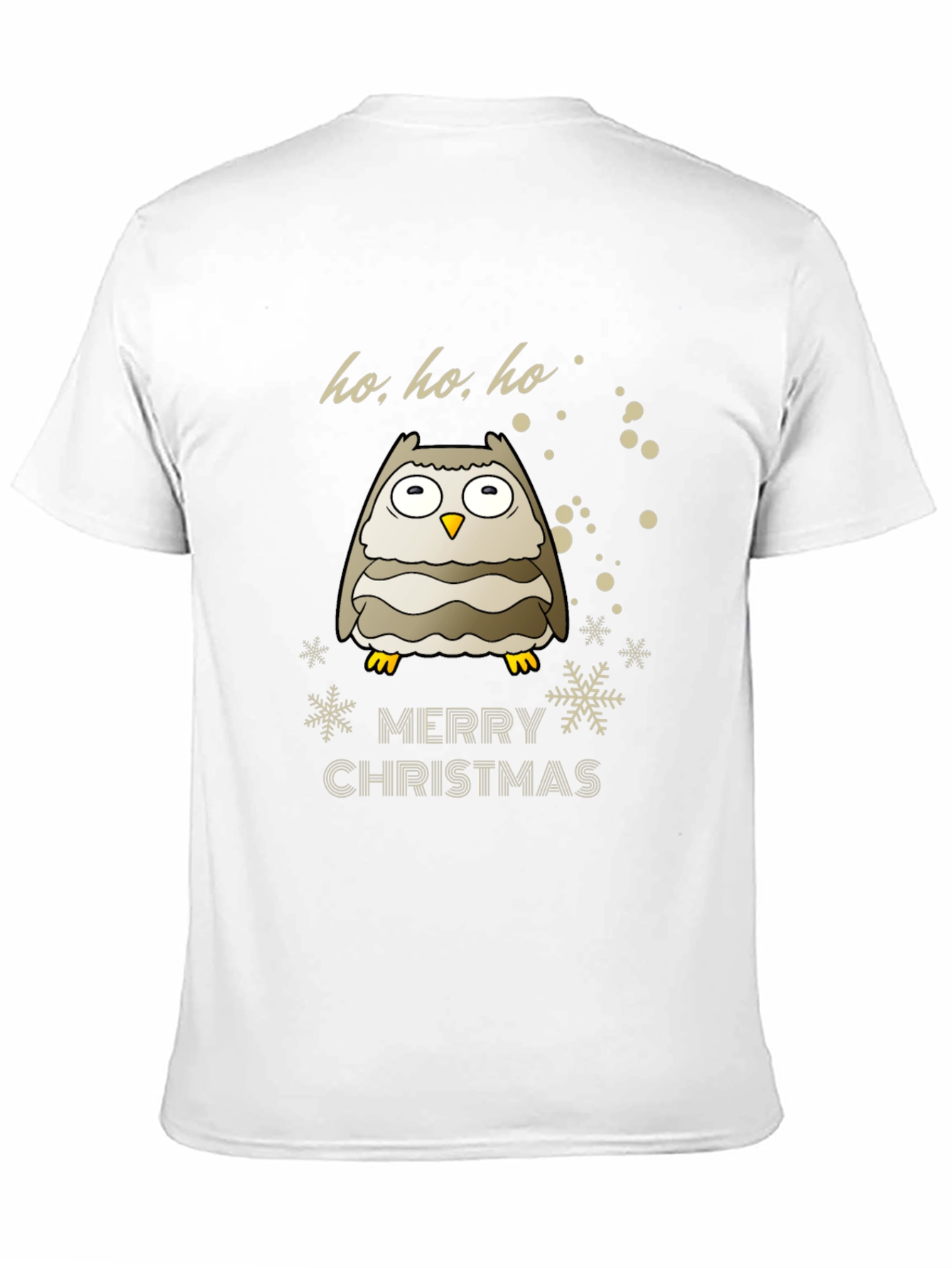 Festive Owl Christmas T-Shirt