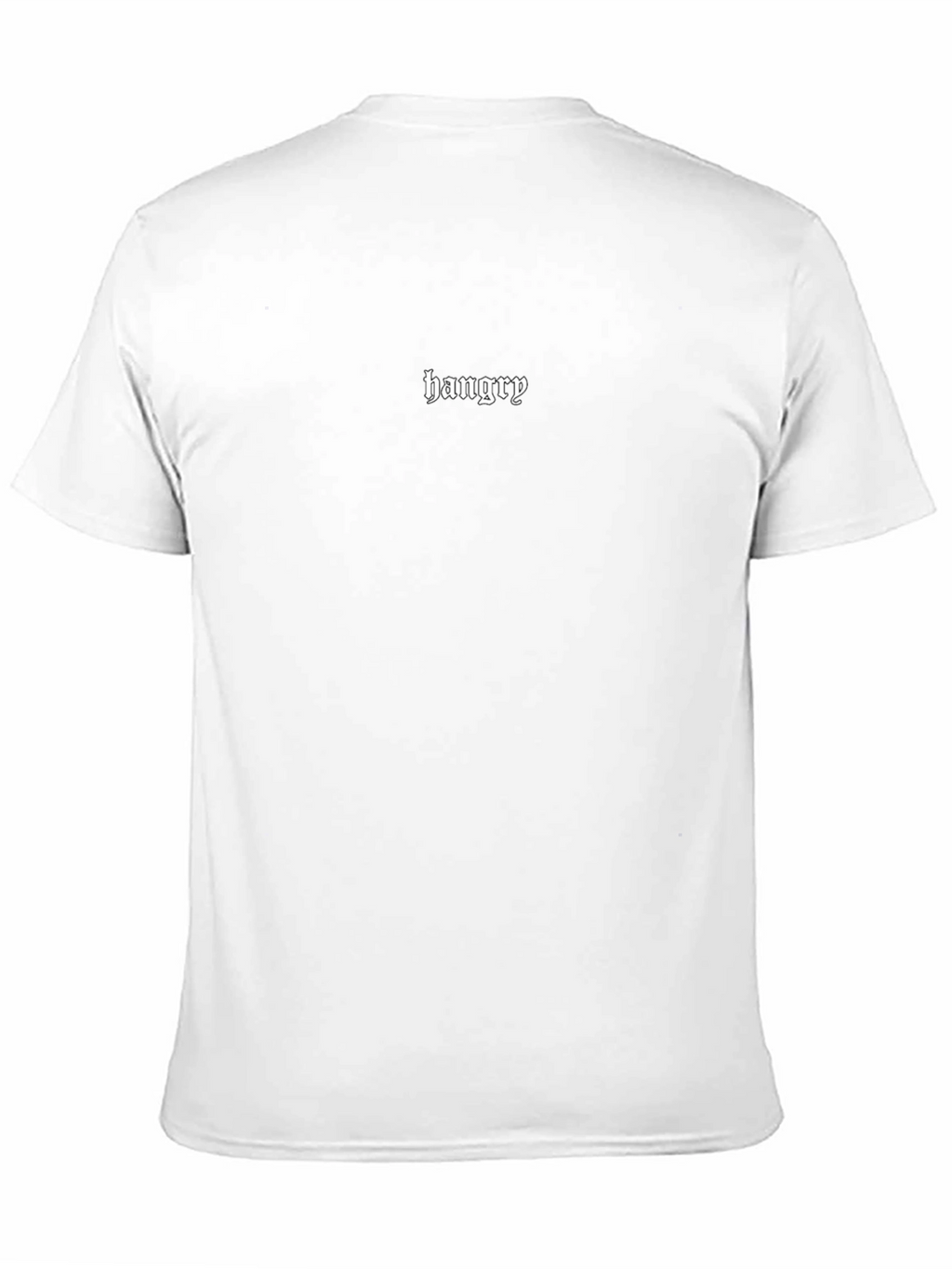 Hangry Graphic Tee - Black Casual T-Shirt