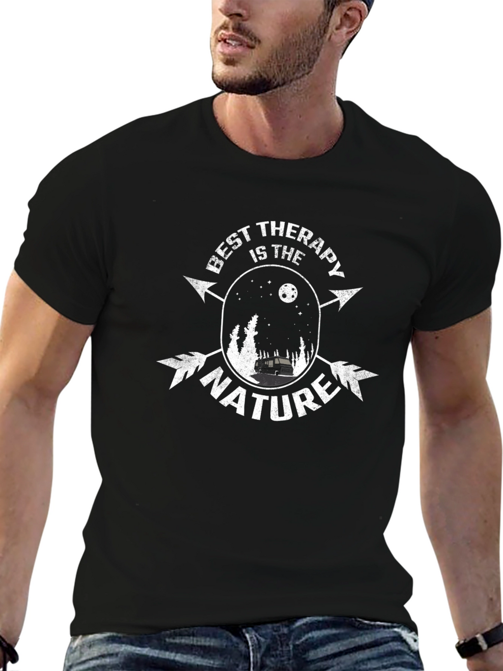 Best Therapy Nature T-Shirt | Camping Adventure Tee