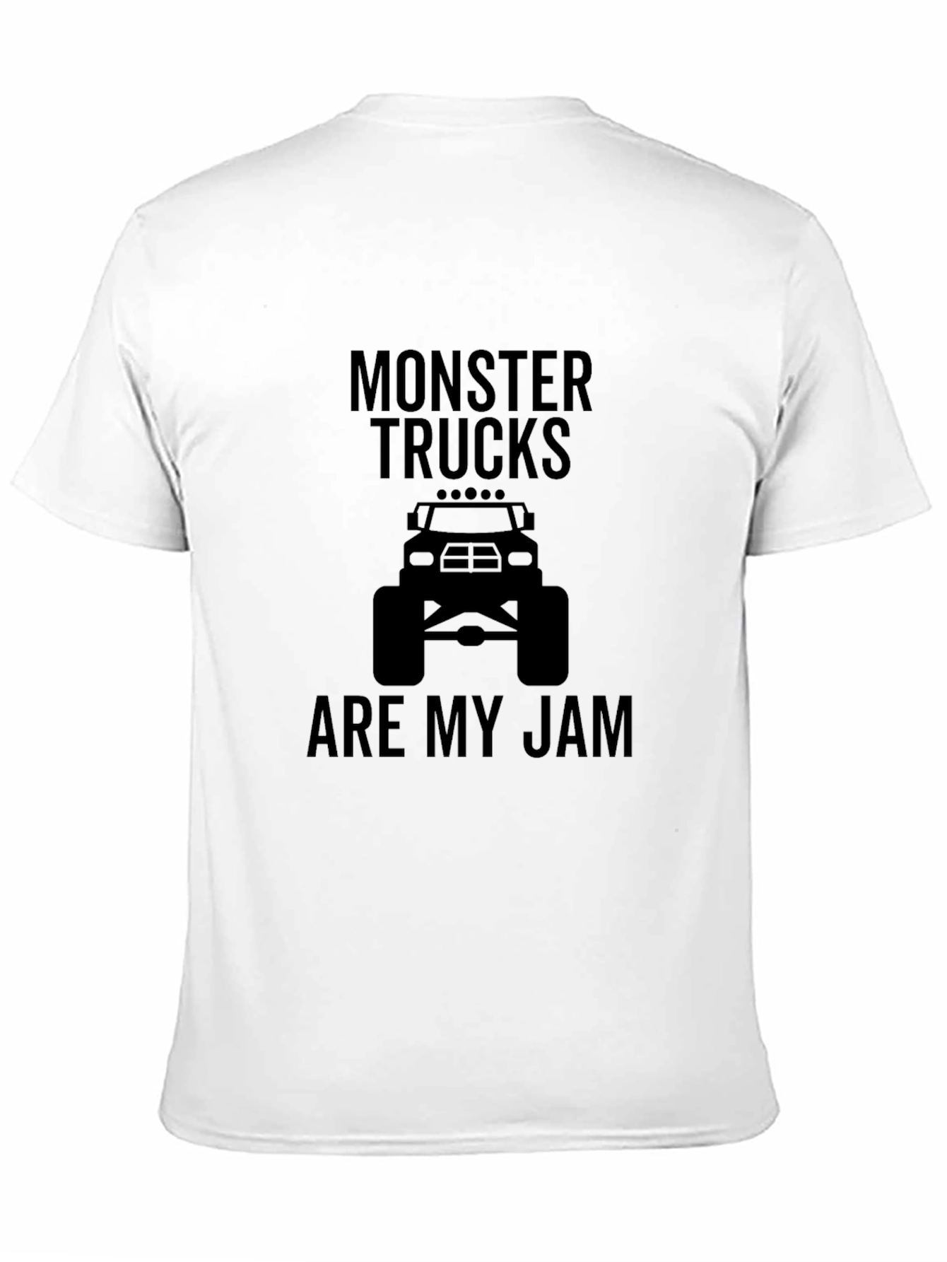 Monster Truck Jam Graphic Tee - Black Cotton T-Shirt