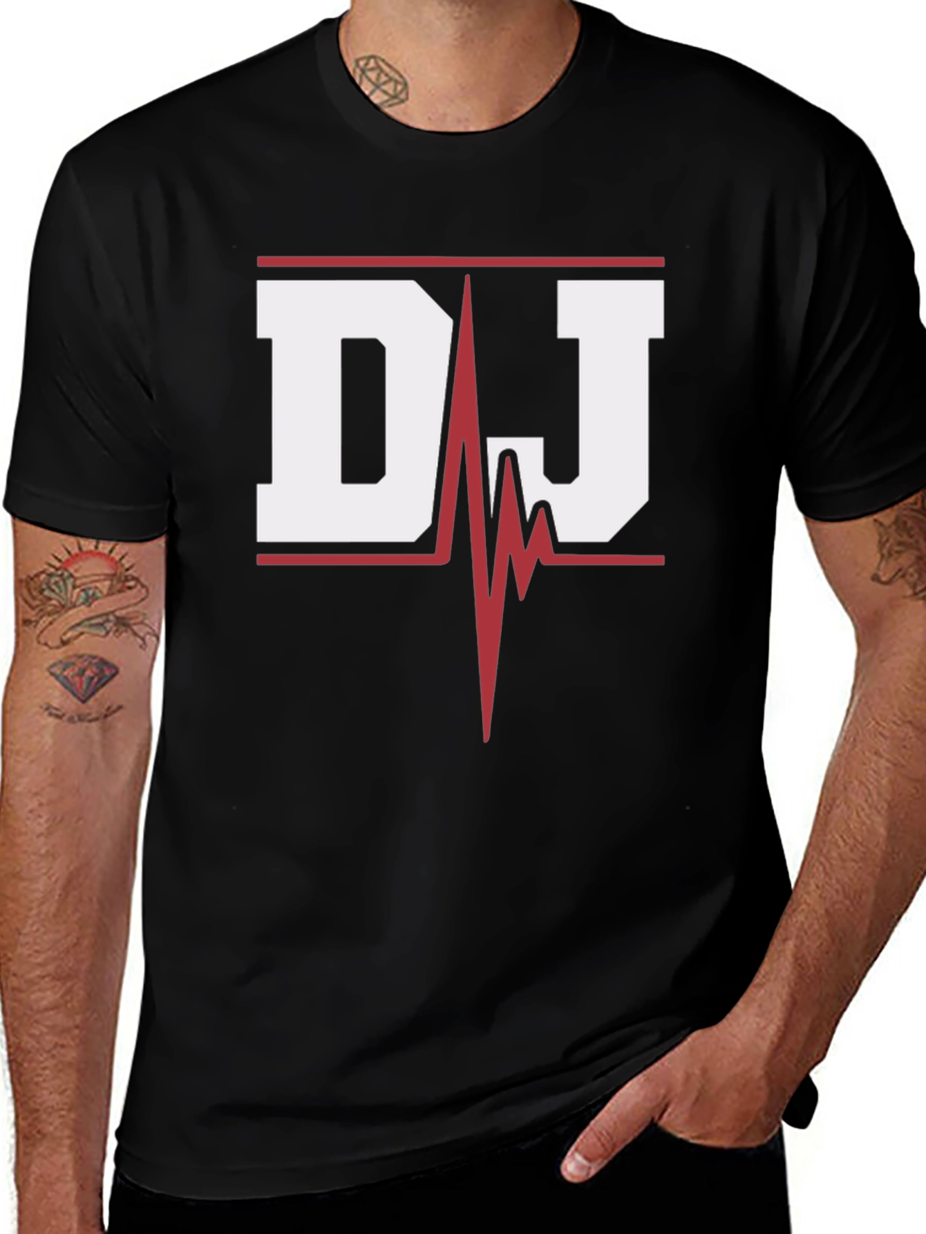 DJ Heartbeat Graphic T-Shirt