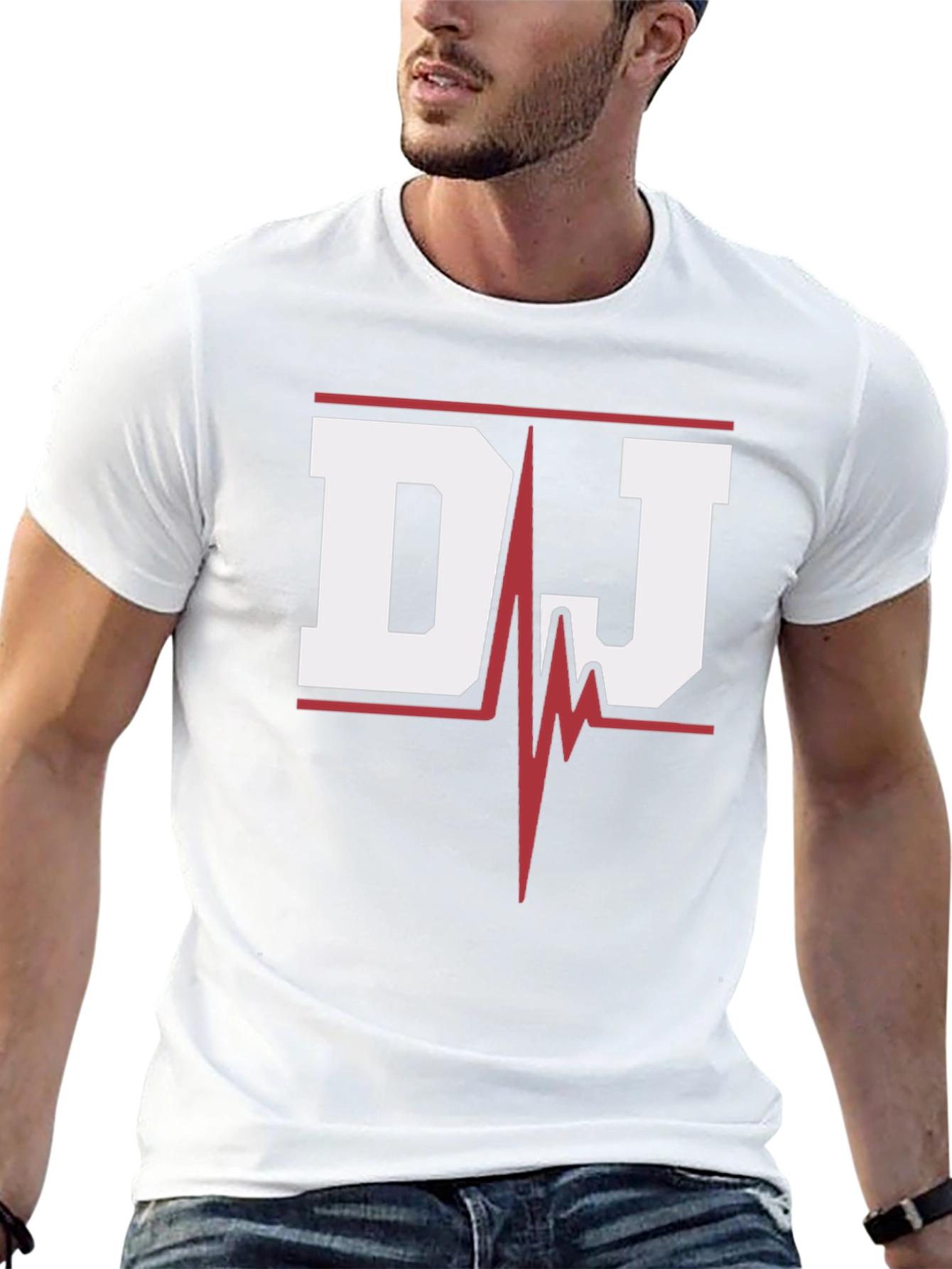 DJ Heartbeat Graphic T-Shirt