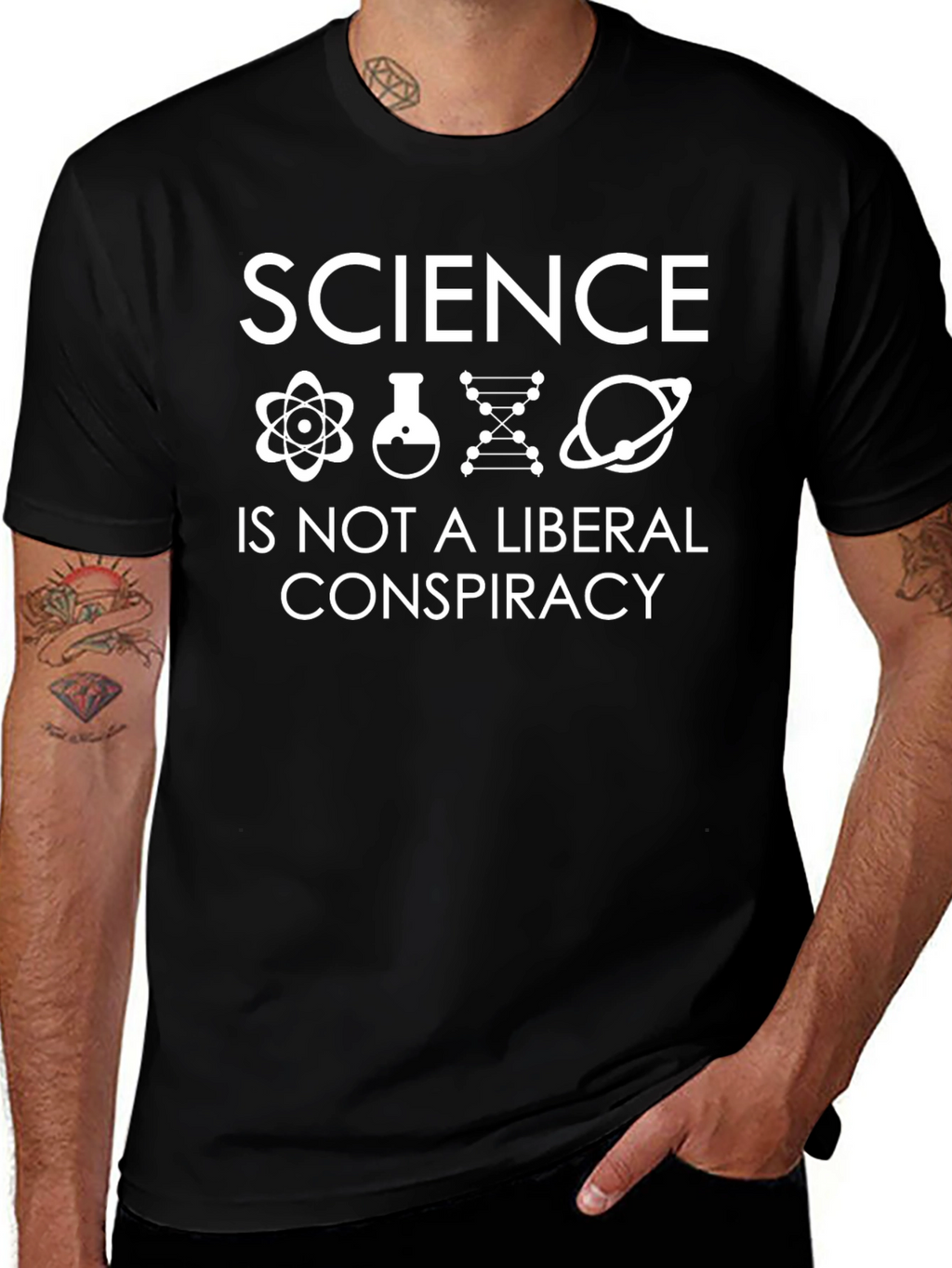 Science Is Not A Liberal Conspiracy T-Shirt
