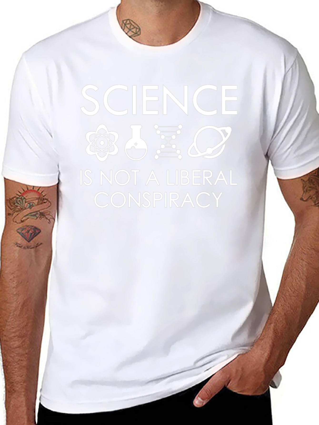 Science Is Not A Liberal Conspiracy T-Shirt