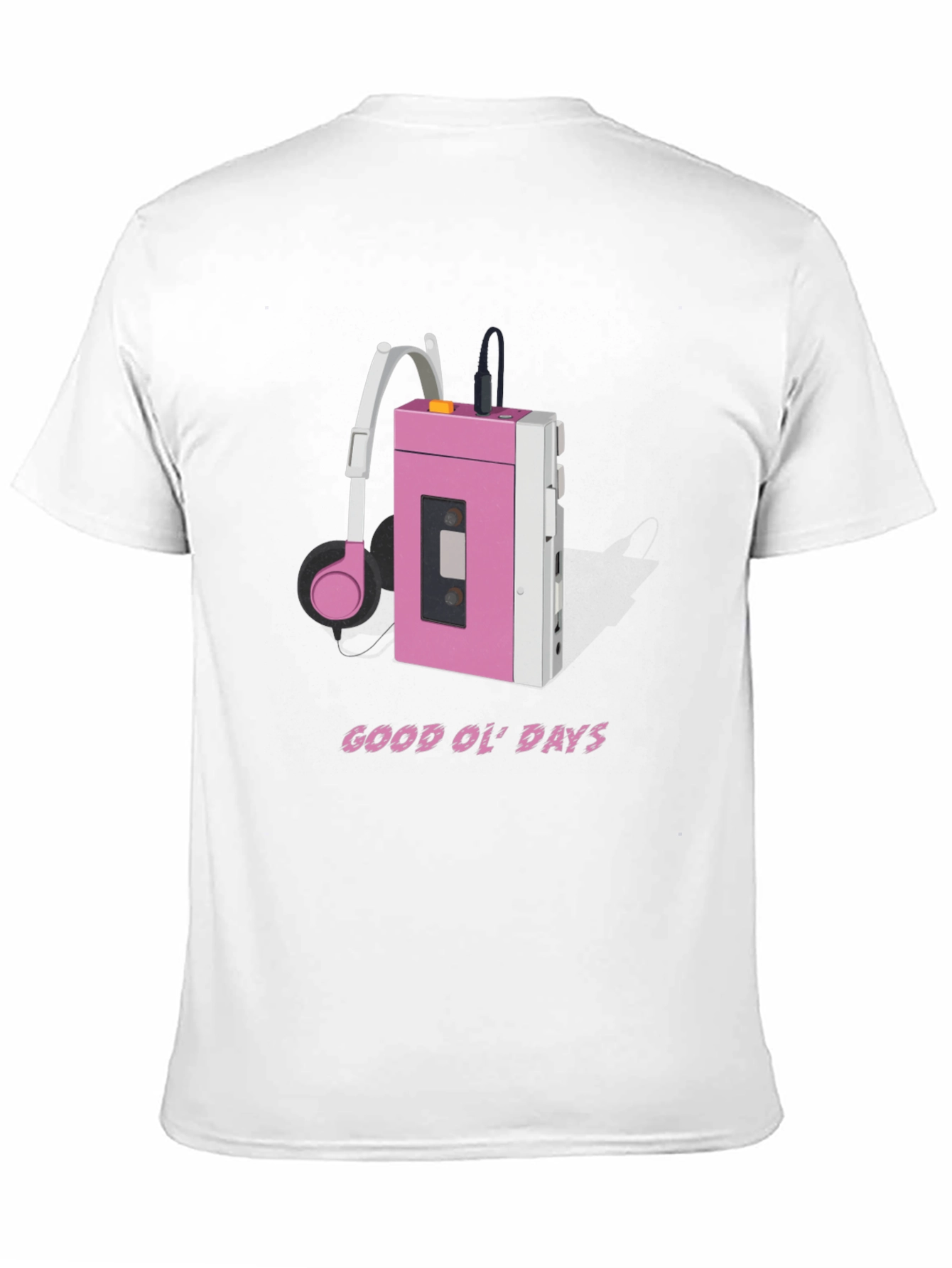 Retro Cassette Player T-Shirt - Good Ol Days Style
