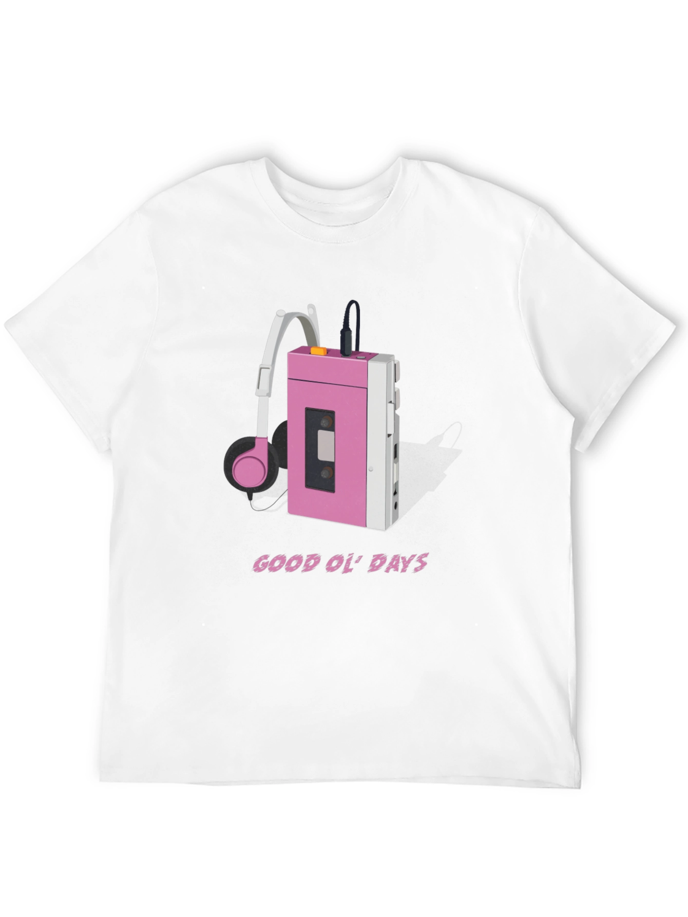 Retro Cassette Player T-Shirt - Good Ol Days Style