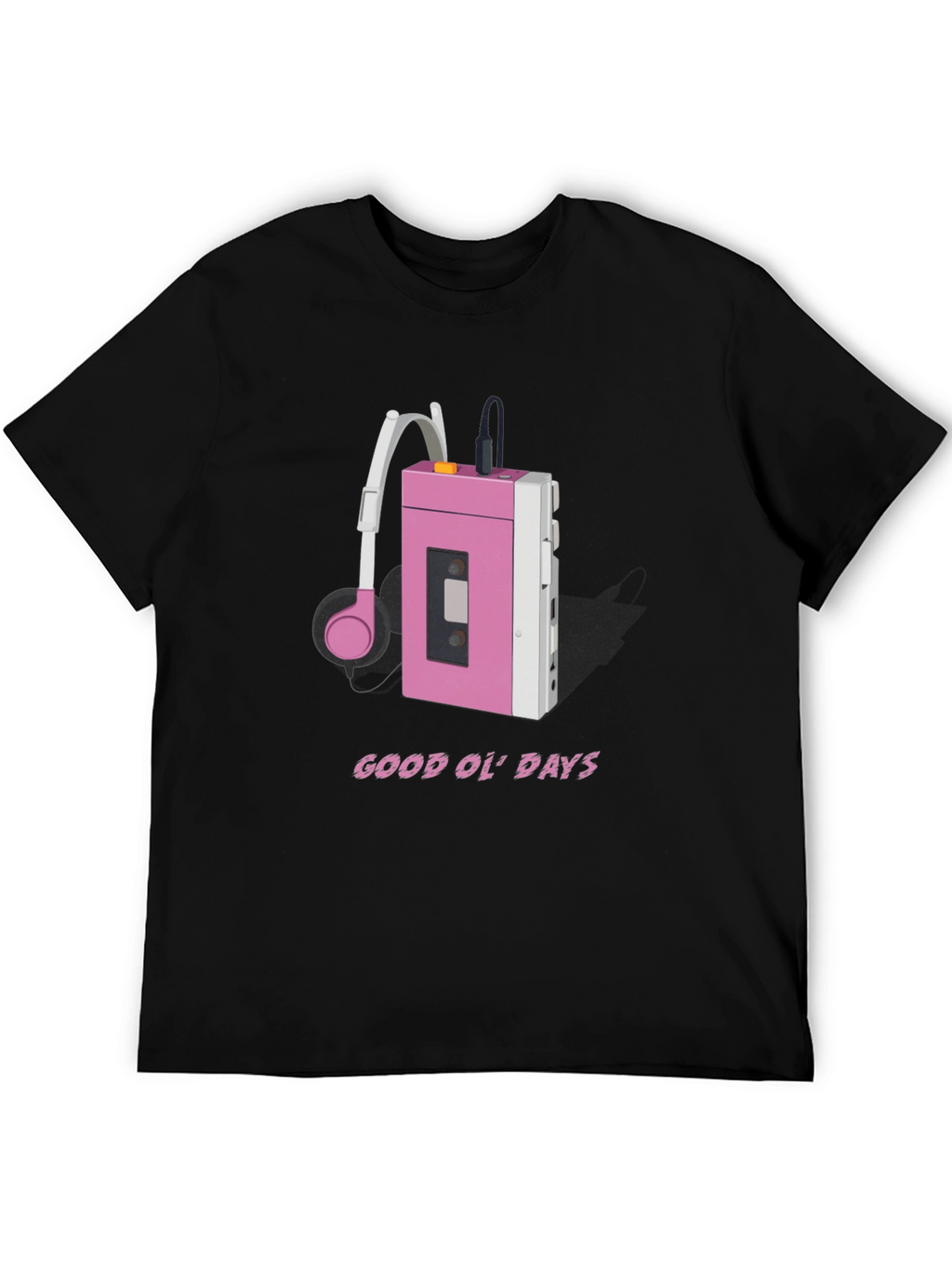 Retro Cassette Player T-Shirt - Good Ol Days Style