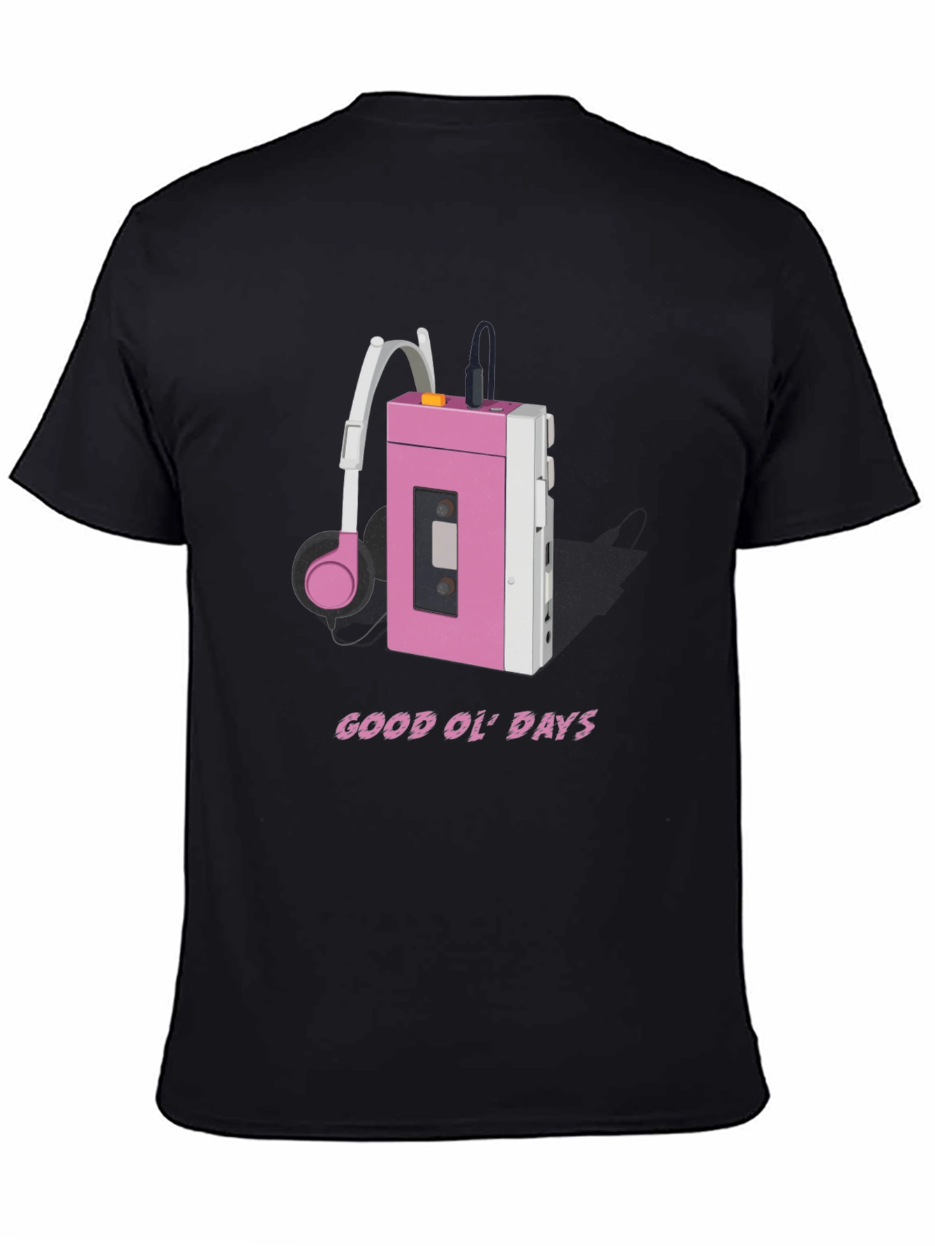 Retro Cassette Player T-Shirt - Good Ol Days Style