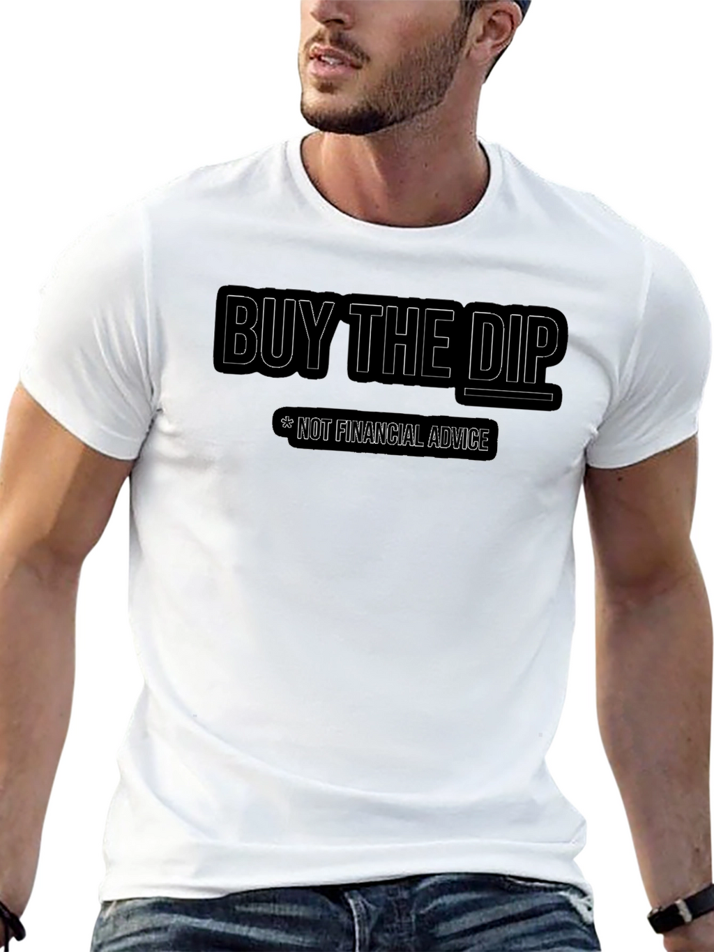 Buy the Dip T-Shirt - Financial Humor Tee