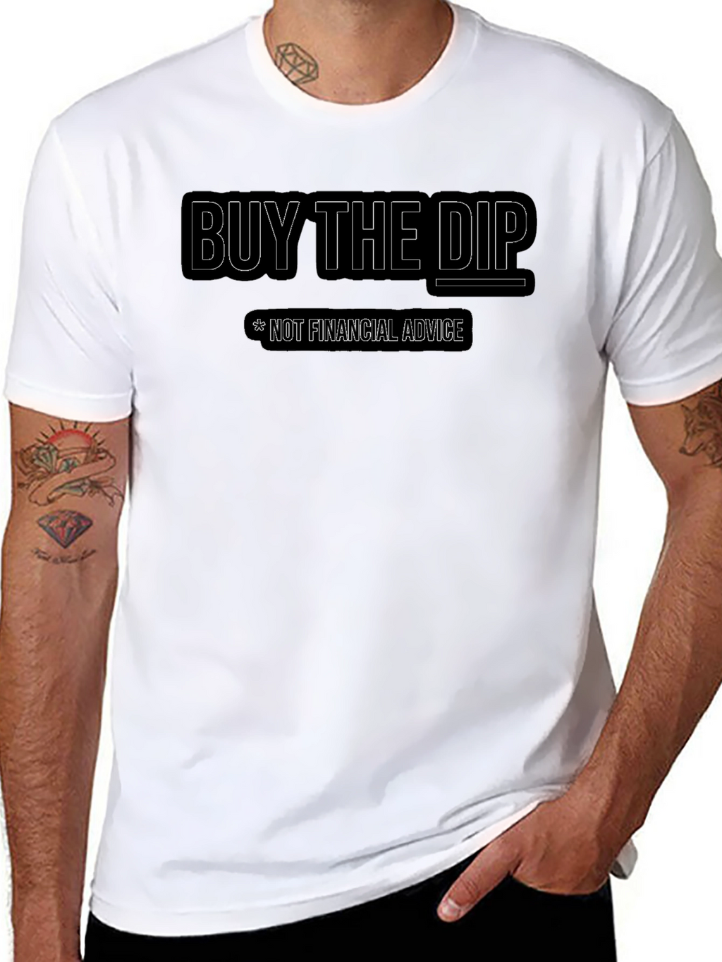 Buy the Dip T-Shirt - Financial Humor Tee
