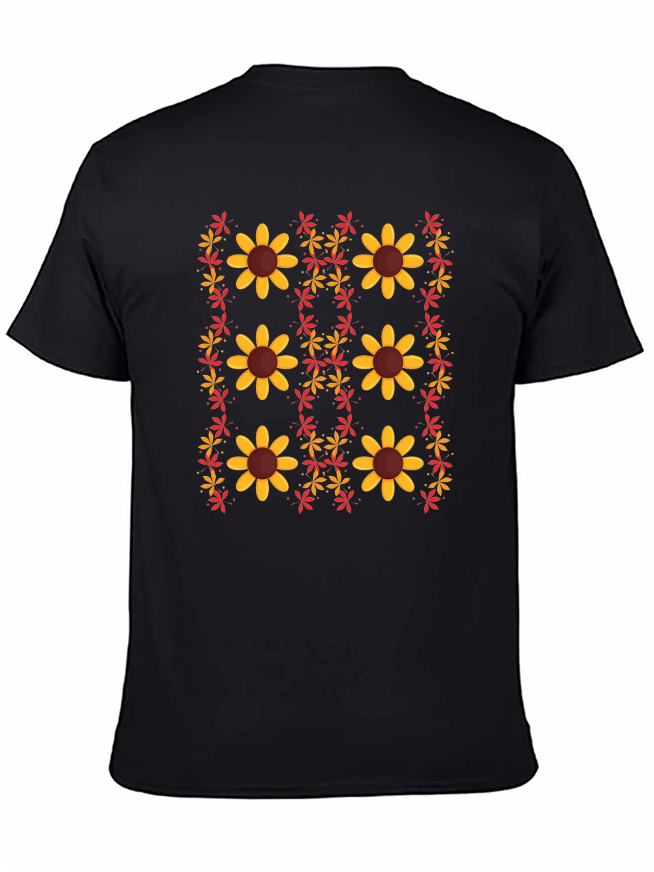 Floral Print Crew Neck T-Shirt