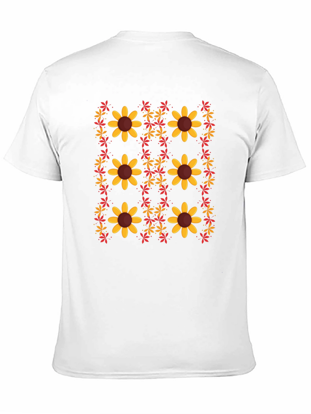 Floral Print Crew Neck T-Shirt