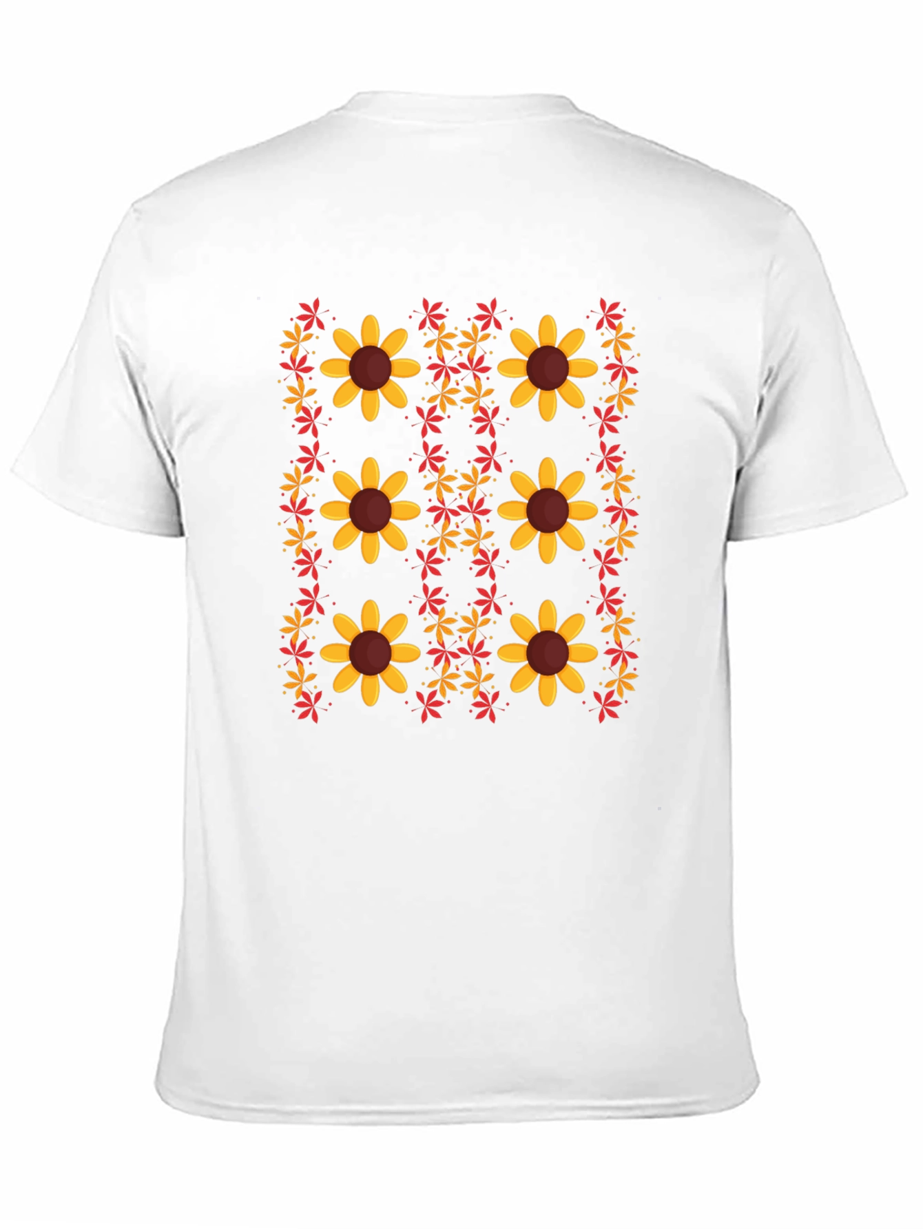 Floral Print Crew Neck T-Shirt
