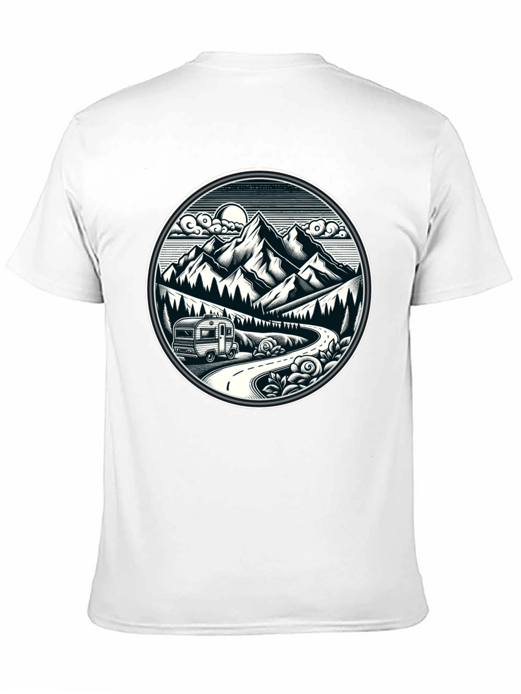 Adventure Awaits T-Shirt - Mountain Road Trip