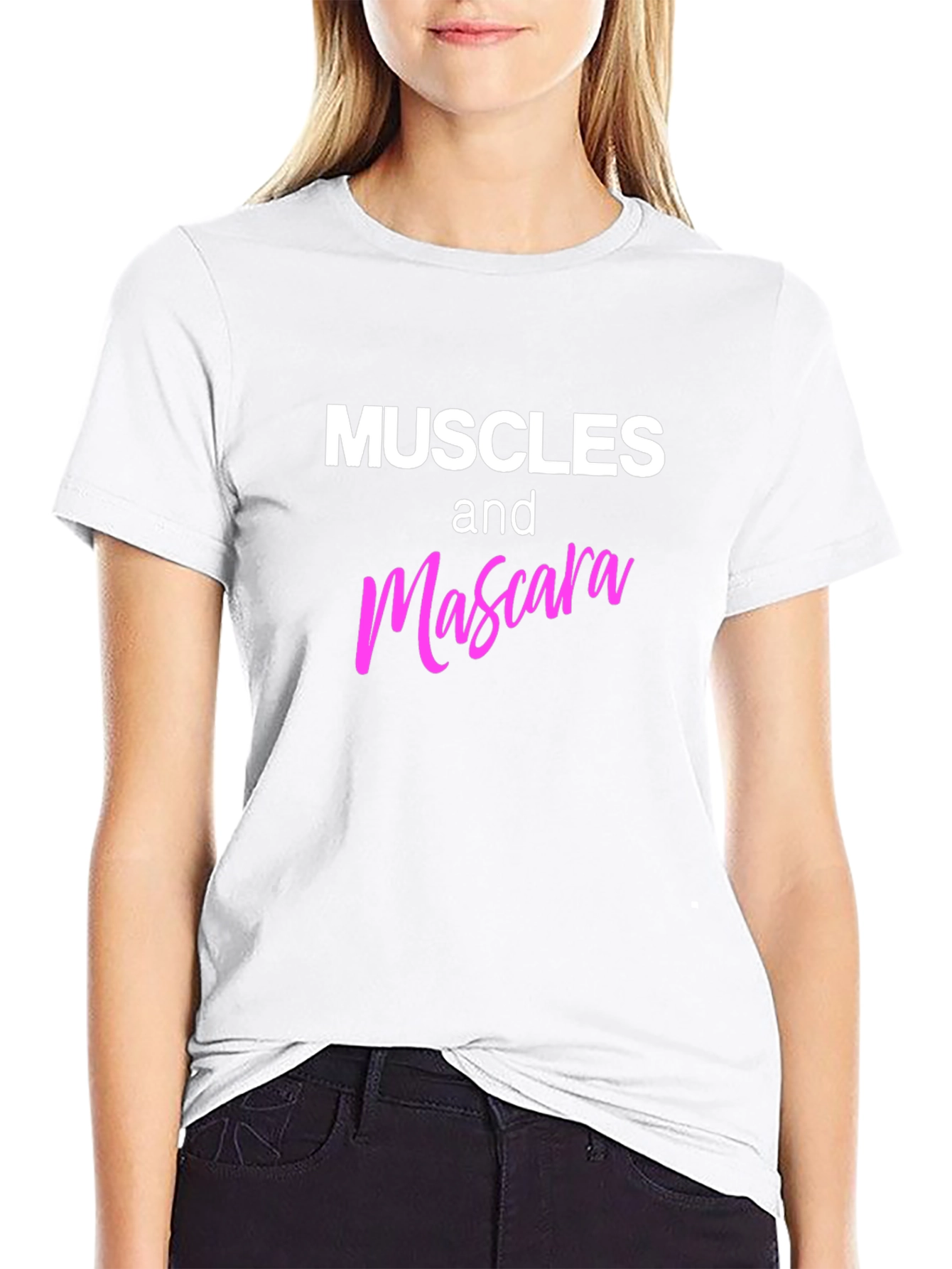 Muscles and Mascara Graphic Tee