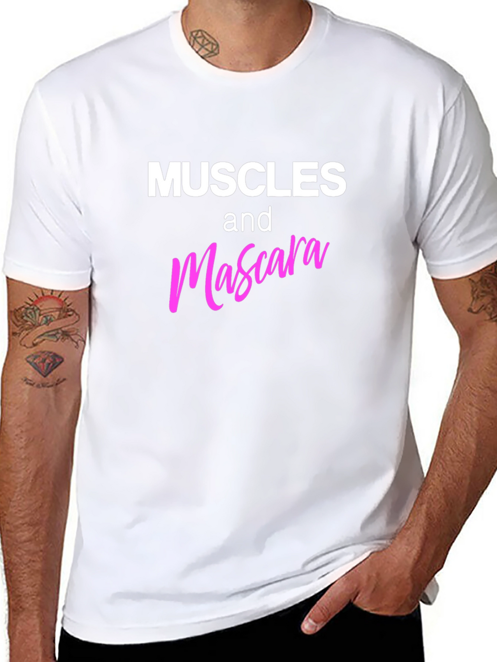 Muscles and Mascara Graphic Tee