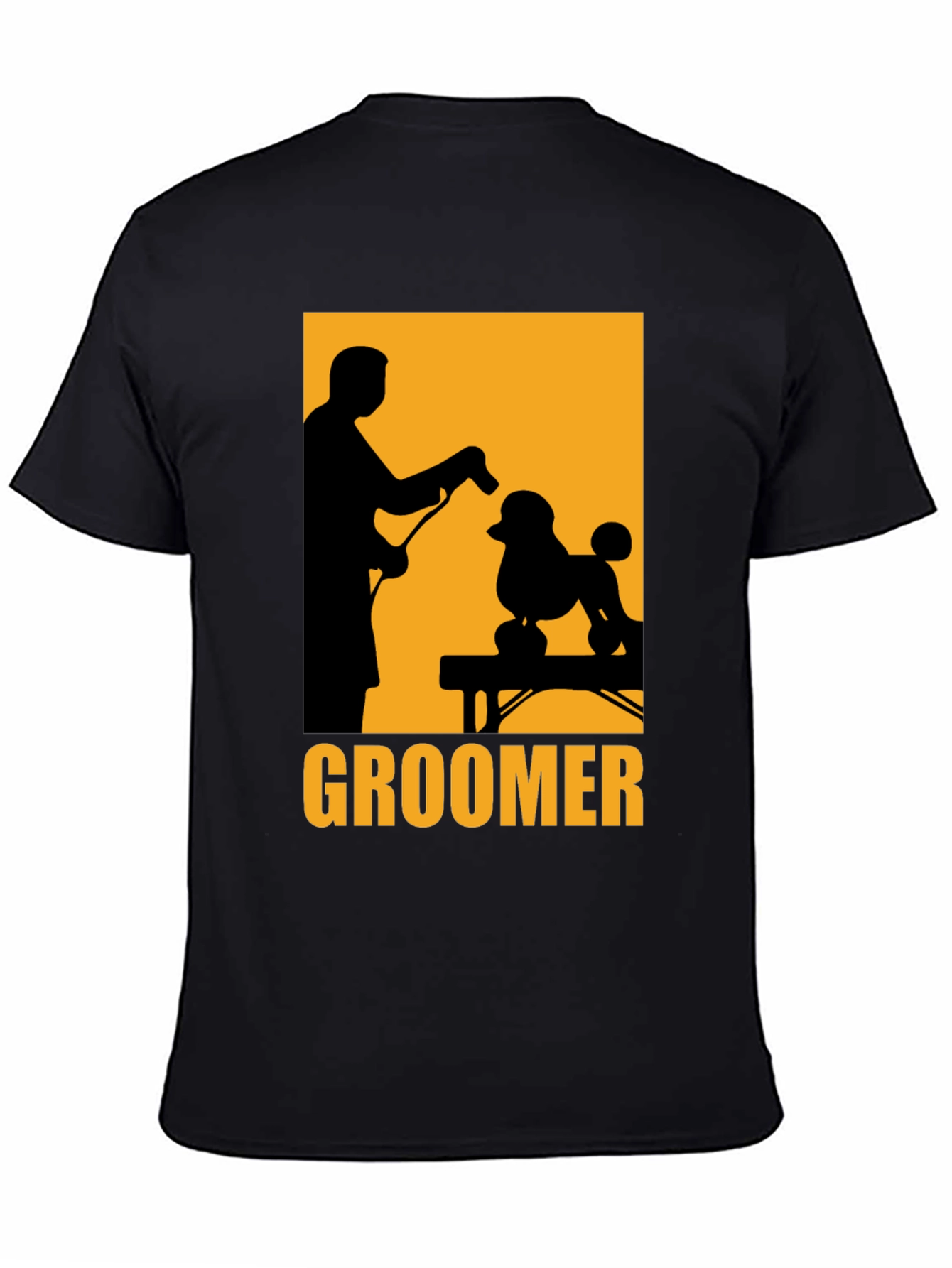 Groomer Poodle Graphic Tee - Pet Styling T-Shirt