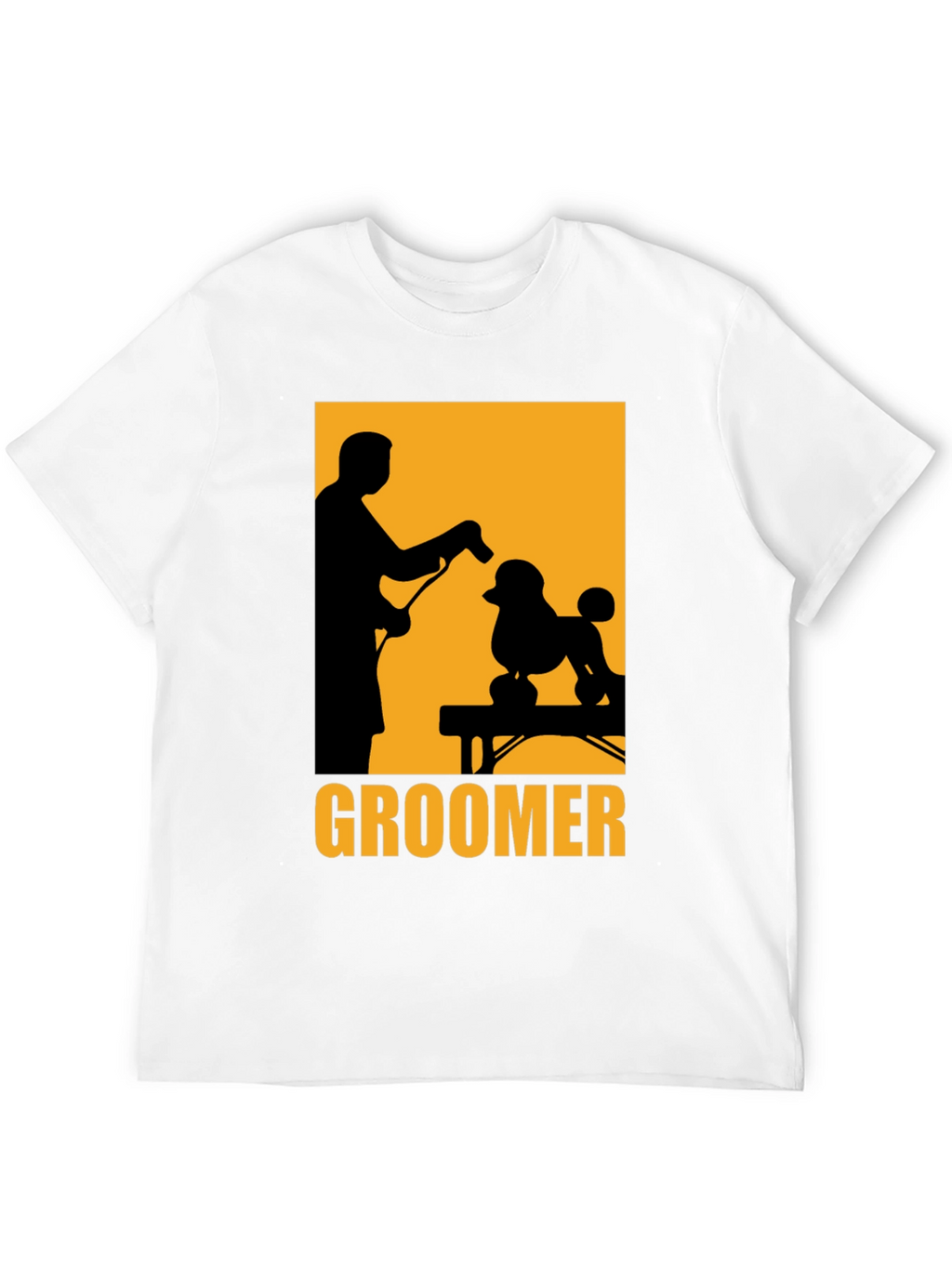 Groomer Poodle Graphic Tee - Pet Styling T-Shirt