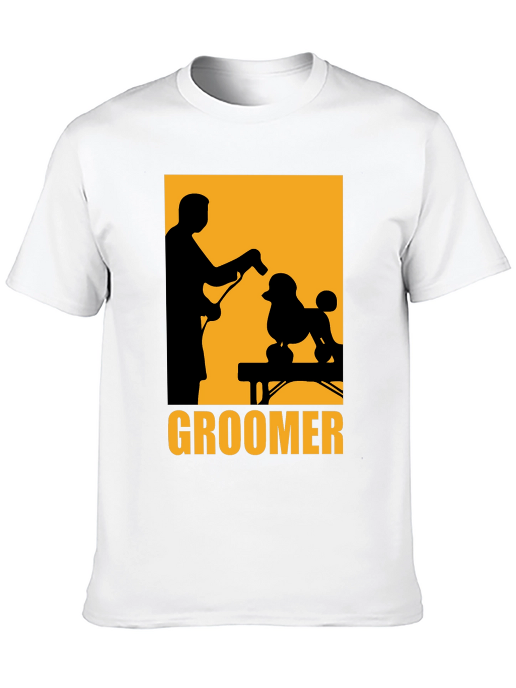 Groomer Poodle Graphic Tee - Pet Styling T-Shirt