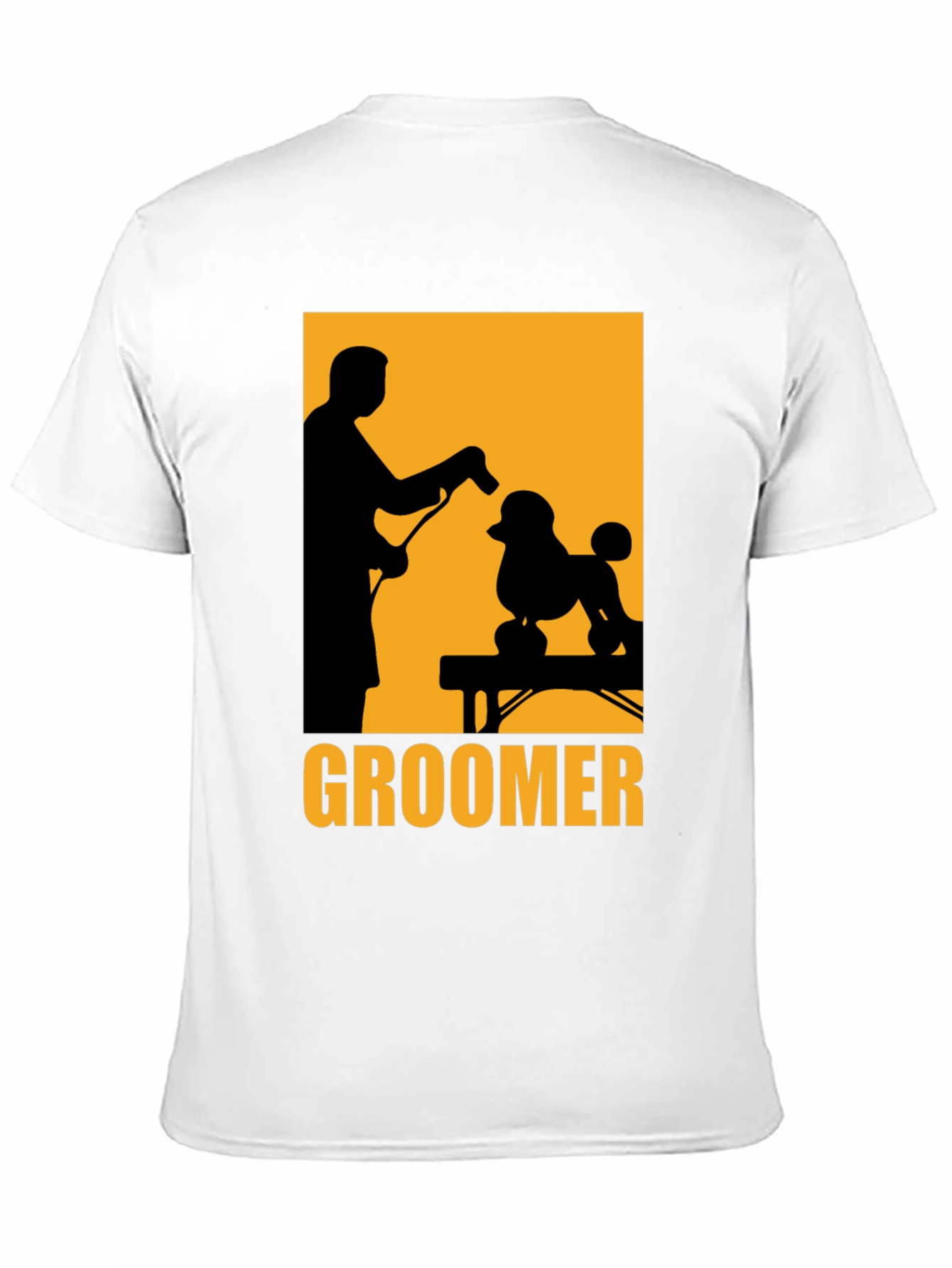 Groomer Poodle Graphic Tee - Pet Styling T-Shirt