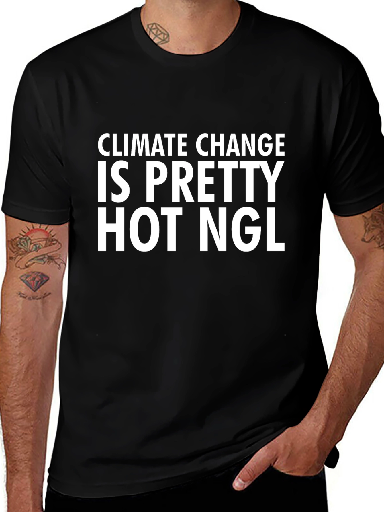 Climate Change Is Pretty Hot NGL T-Shirt