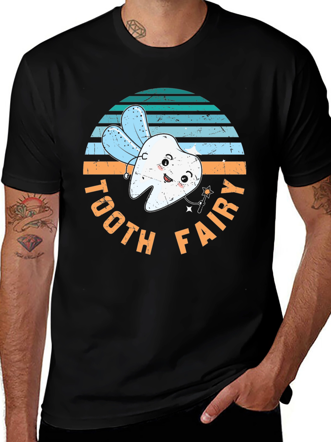 Tooth Fairy Graphic Tee - Cute Dental Shirt
